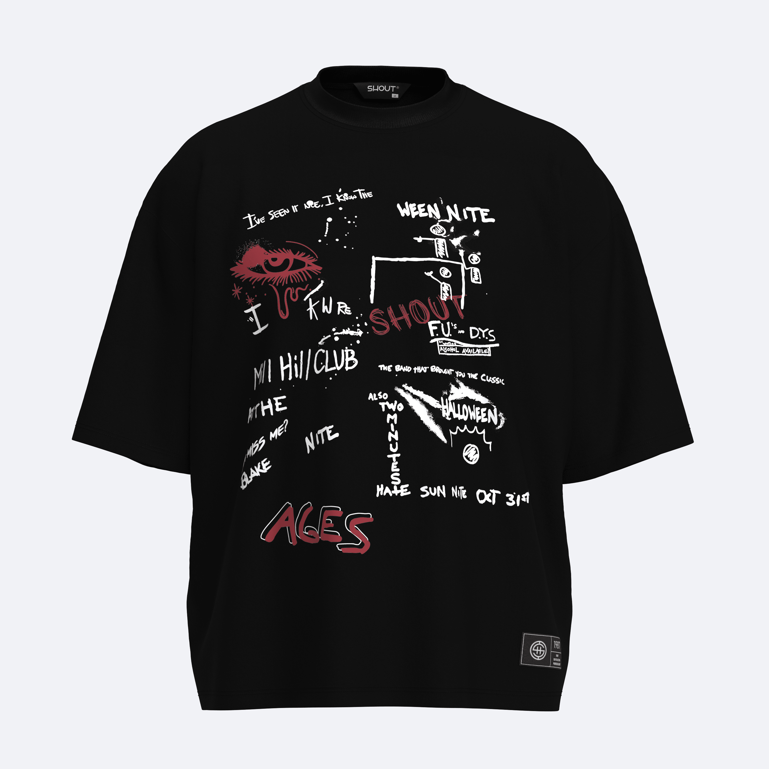 Shout AGES Unisex Boxy Fit Tişört