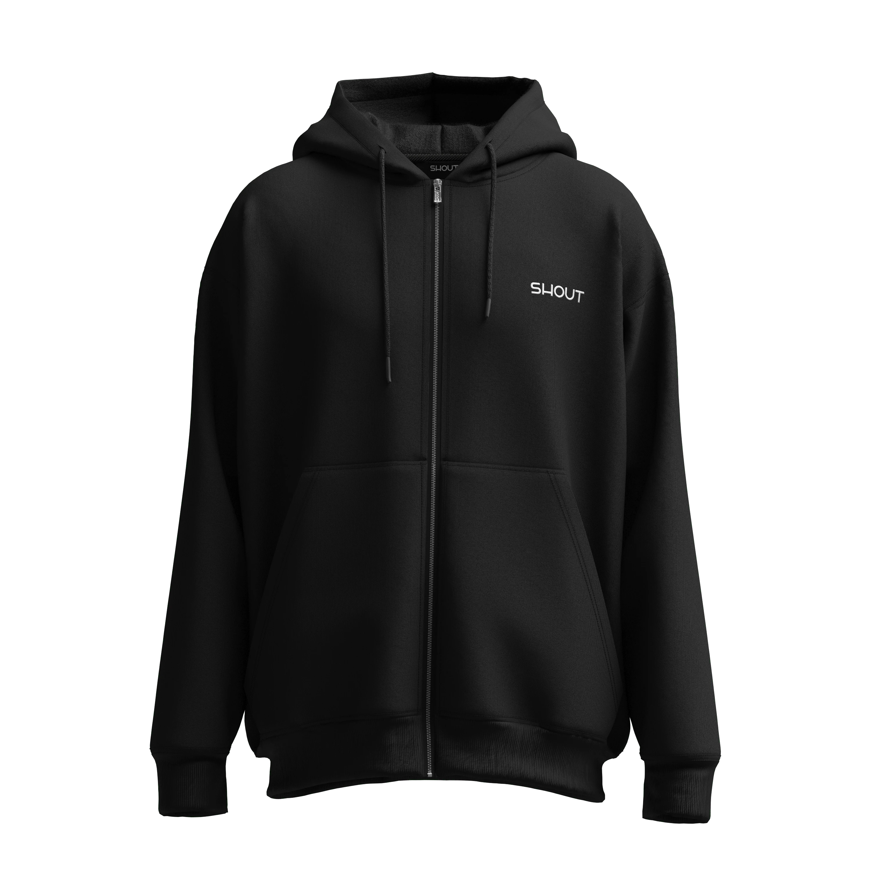 Oversize Zip Up Hoodie