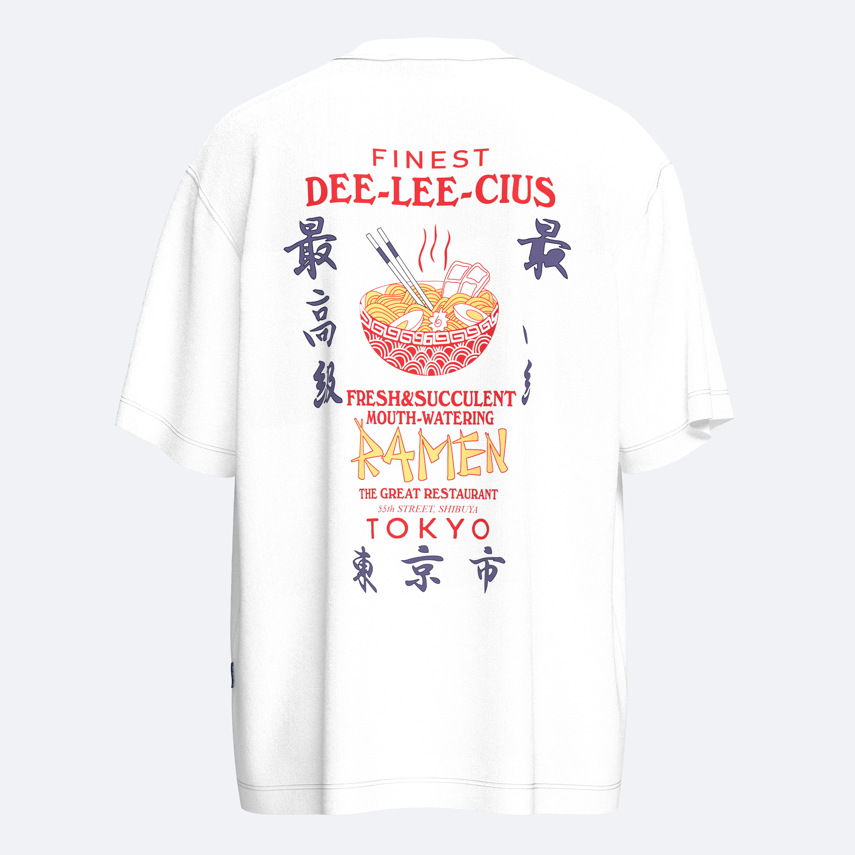 Oversize Shout Ramen Tokyo Oldschool Unisex T-Shirt