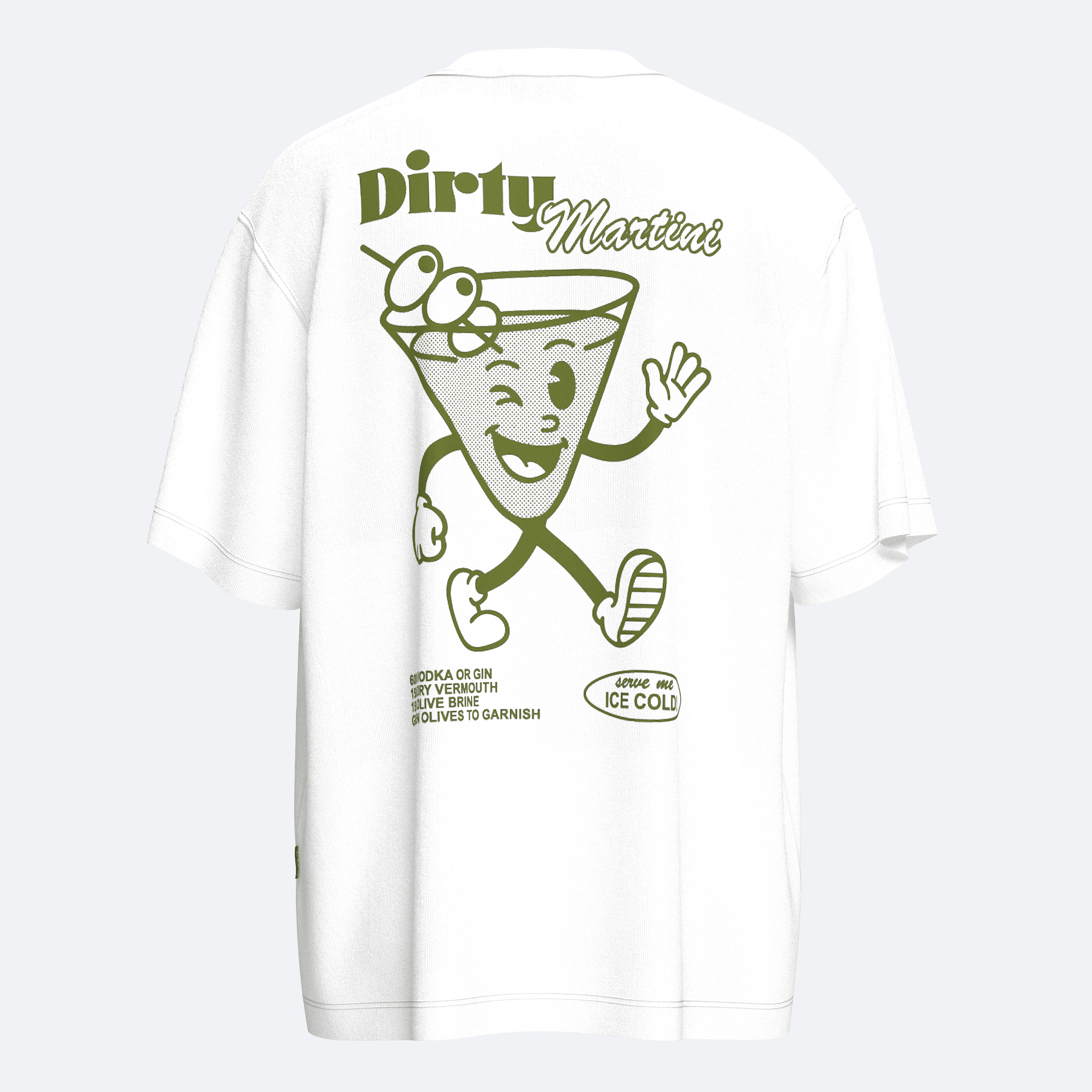 Shout Dirty Martini Oversize Unisex T-Shirt