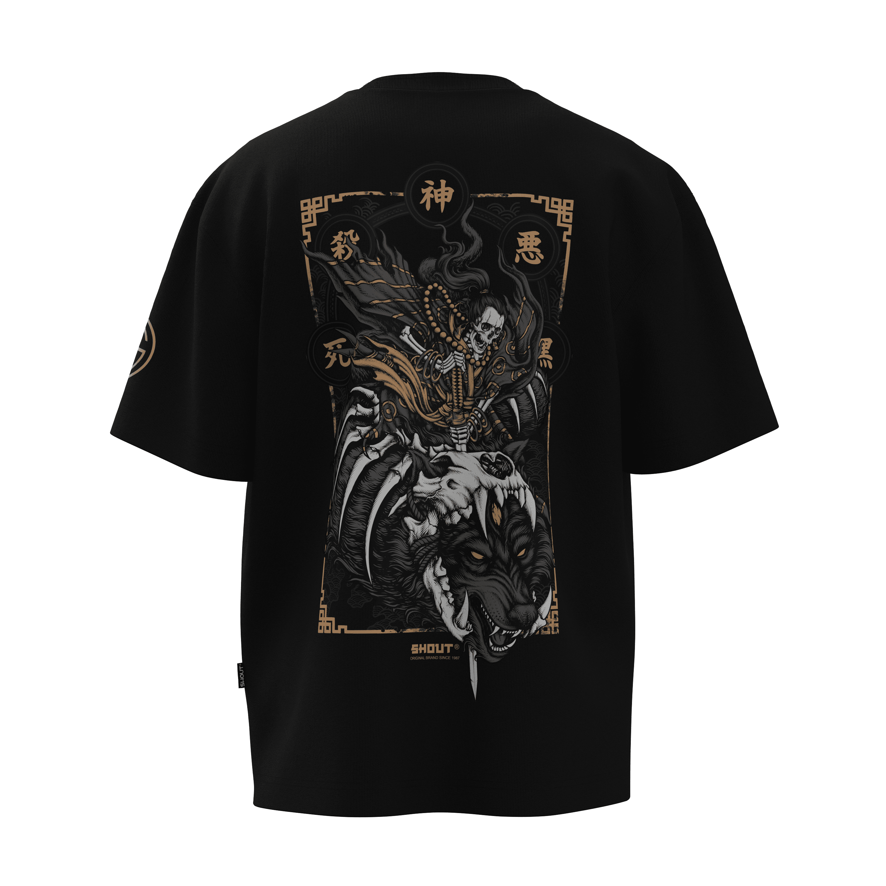 Oversize Shout Killer Samurai Unisex T-Shirt