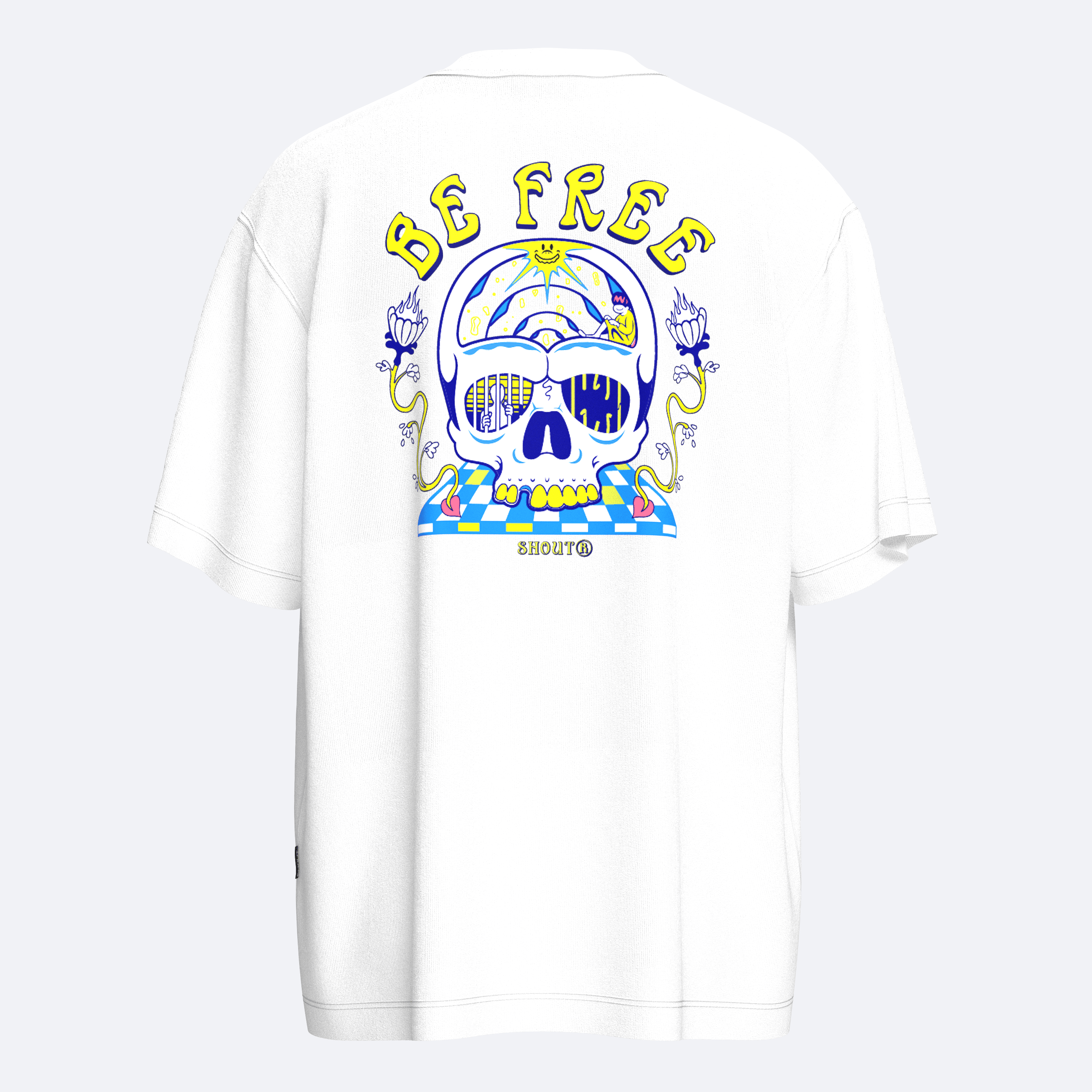 Shout Oversize Be Free Unisex T-Shirt