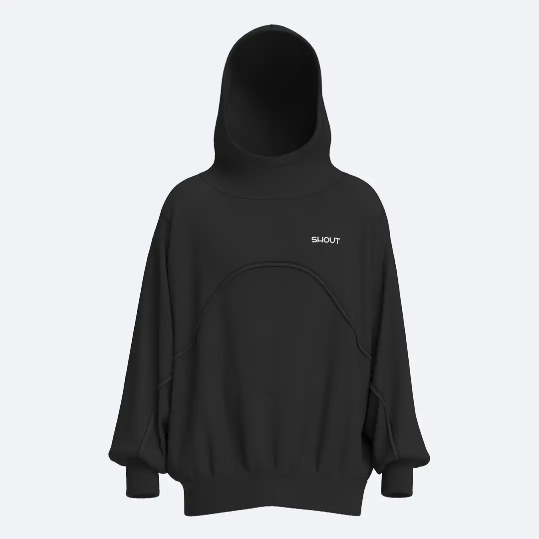 SHOUT Limited Edition High Collar Hoodie ürün görseli