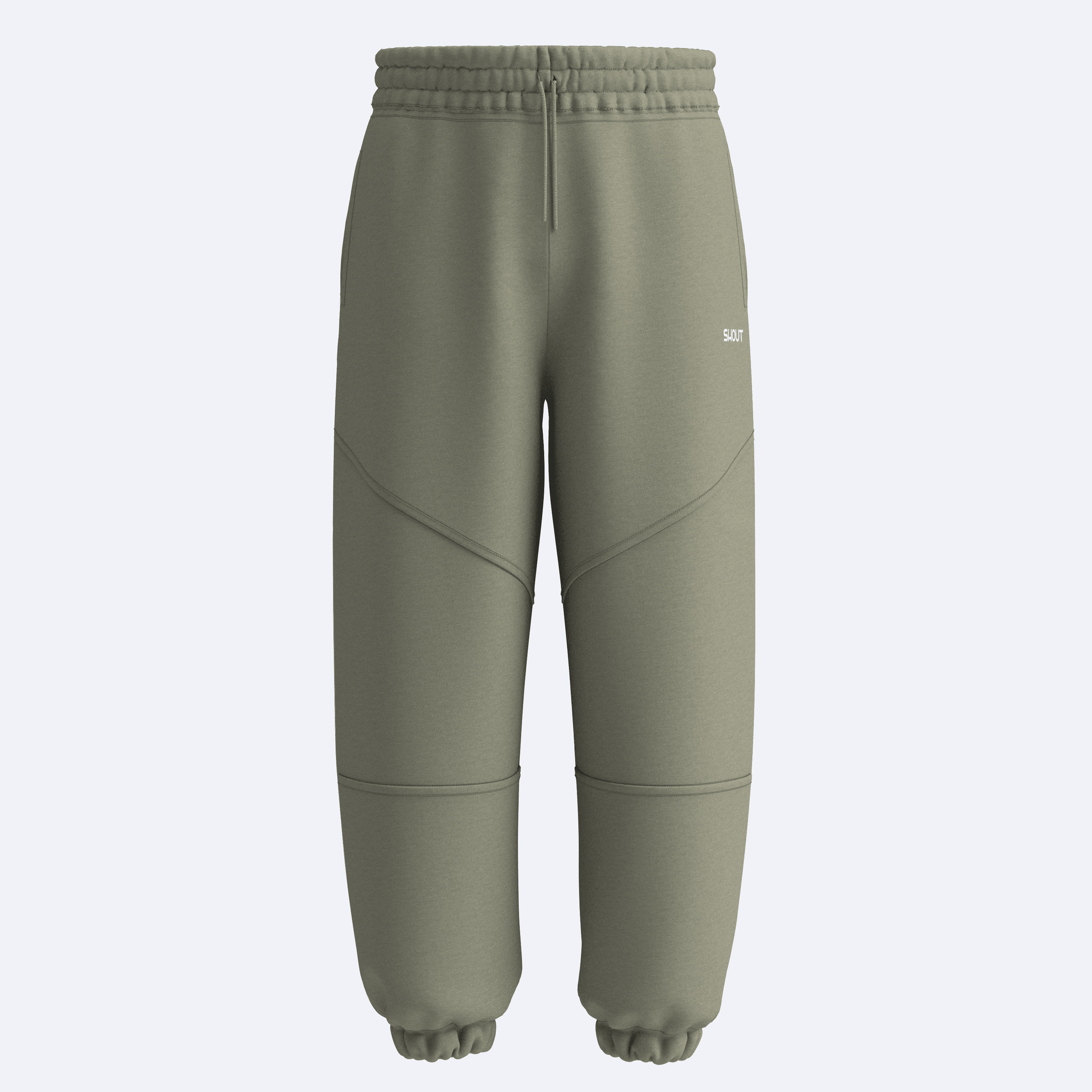 Shout Oversize Basic Organic Cotton Unisex Jogger Pantolon