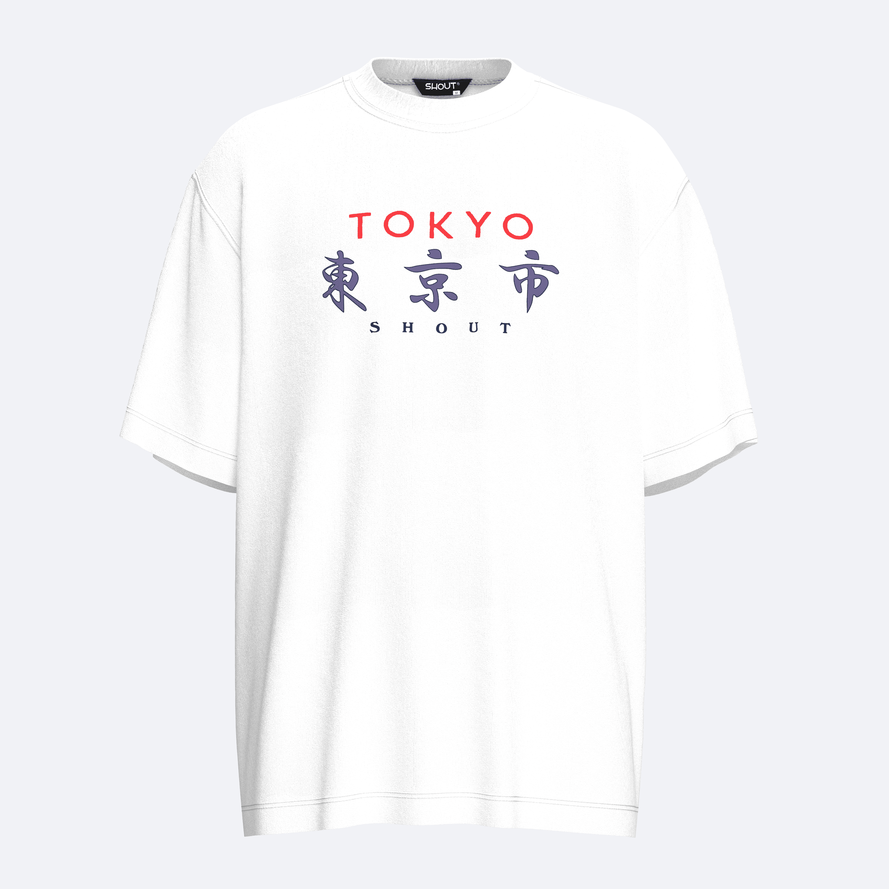 Oversize Shout Ramen Tokyo Oldschool Unisex T-Shirt