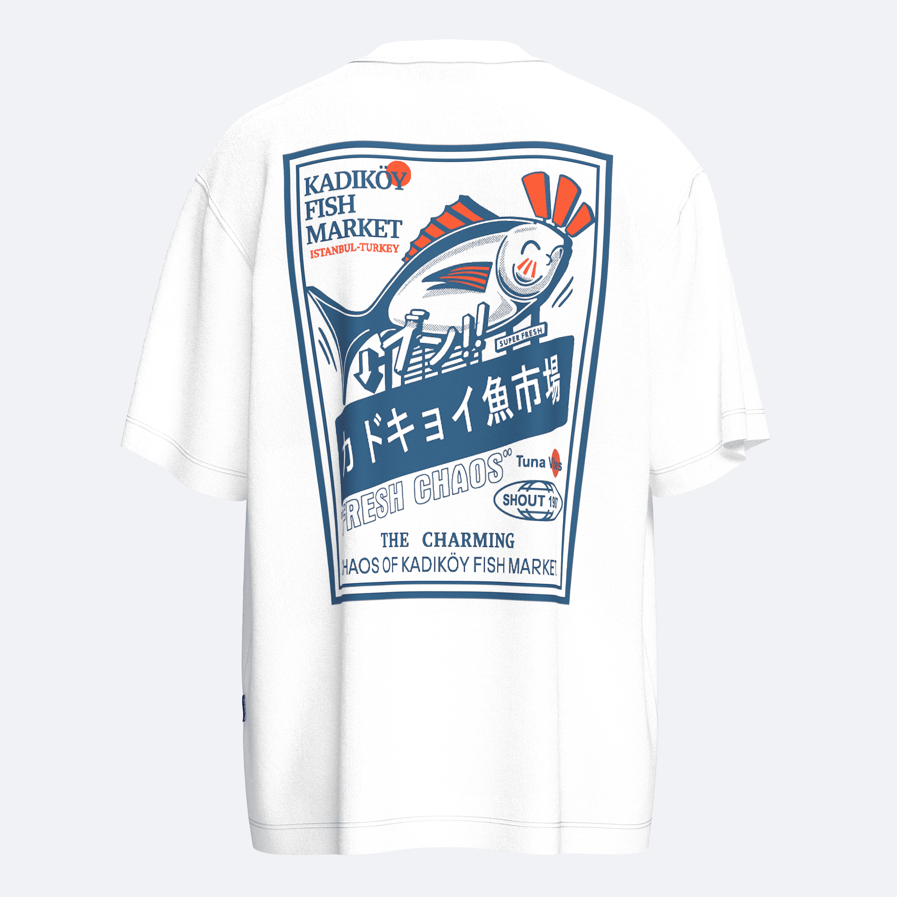 Shout Kadıköy Fish Market Oversize Unisex T-Shirt