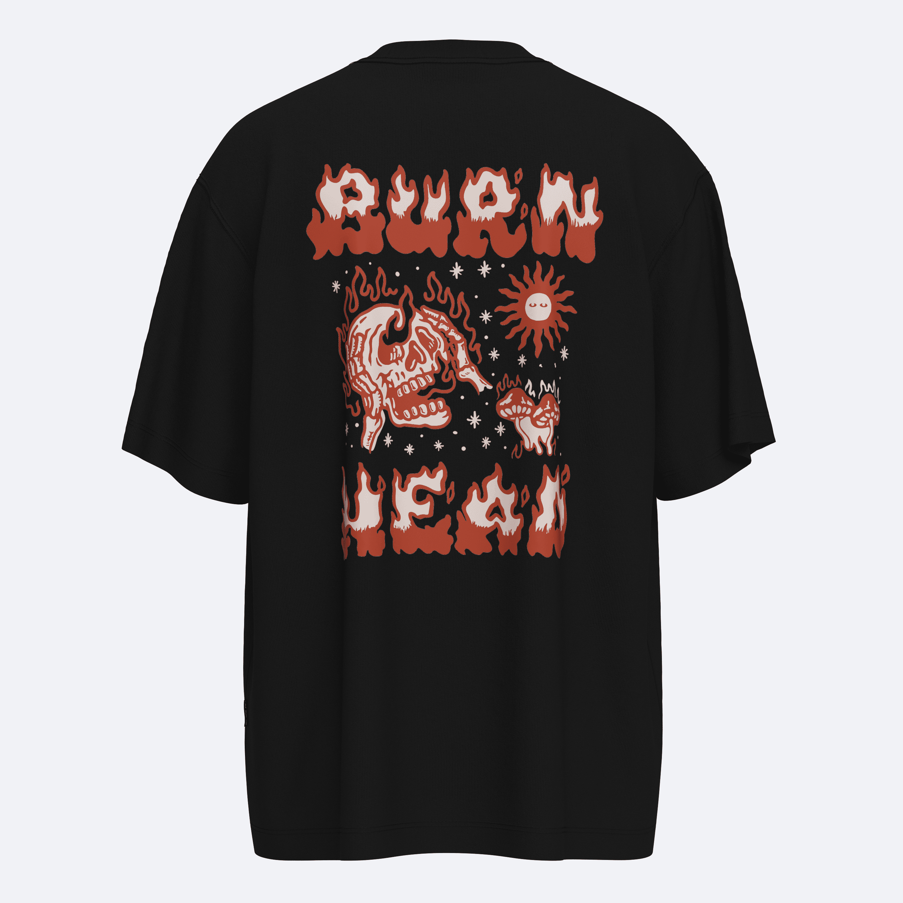Shout Oversize Burn Head Unisex T-Shirt
