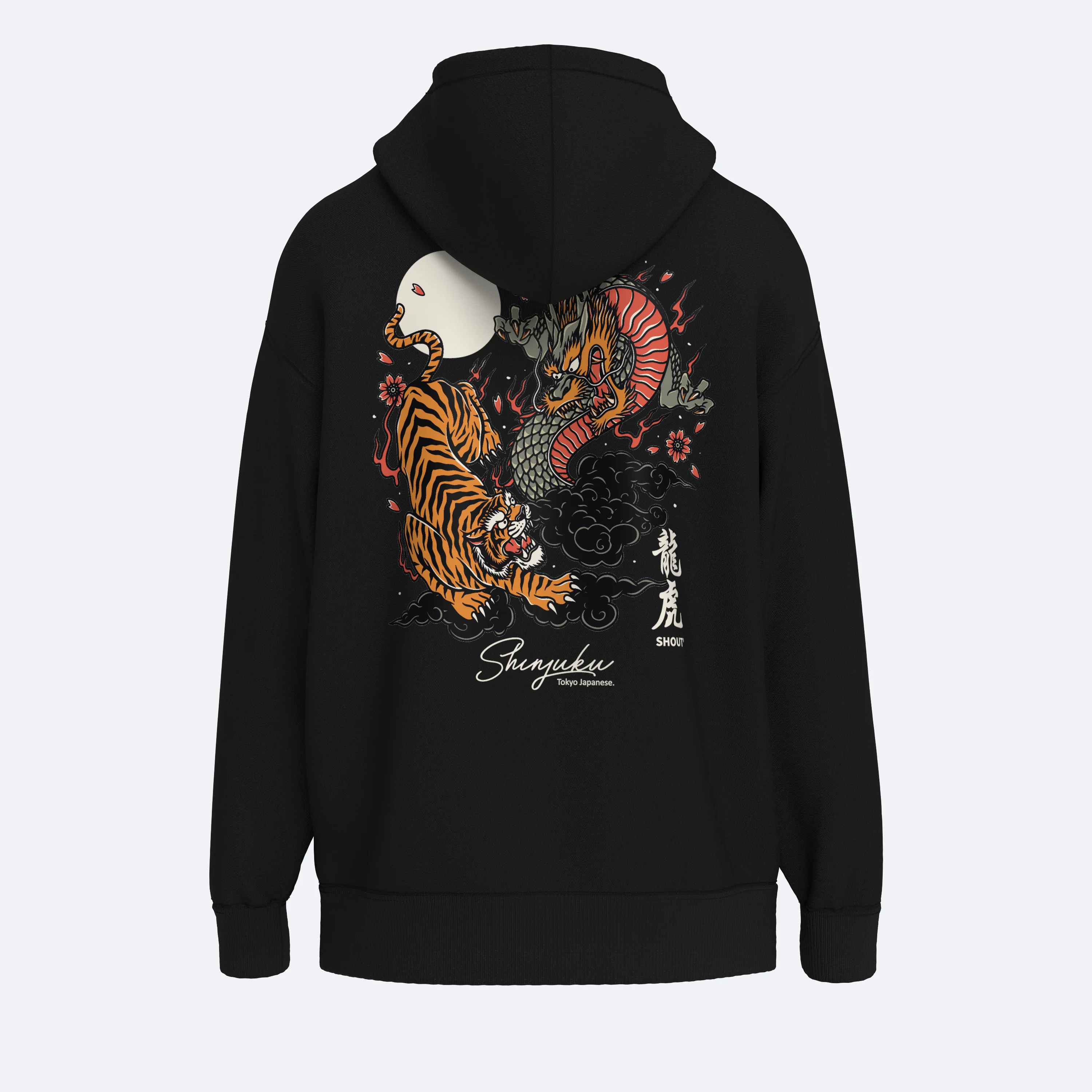 Shout Tokyo Shinjuku Tiger vs. Dragon Unisex Oversize Hoodie