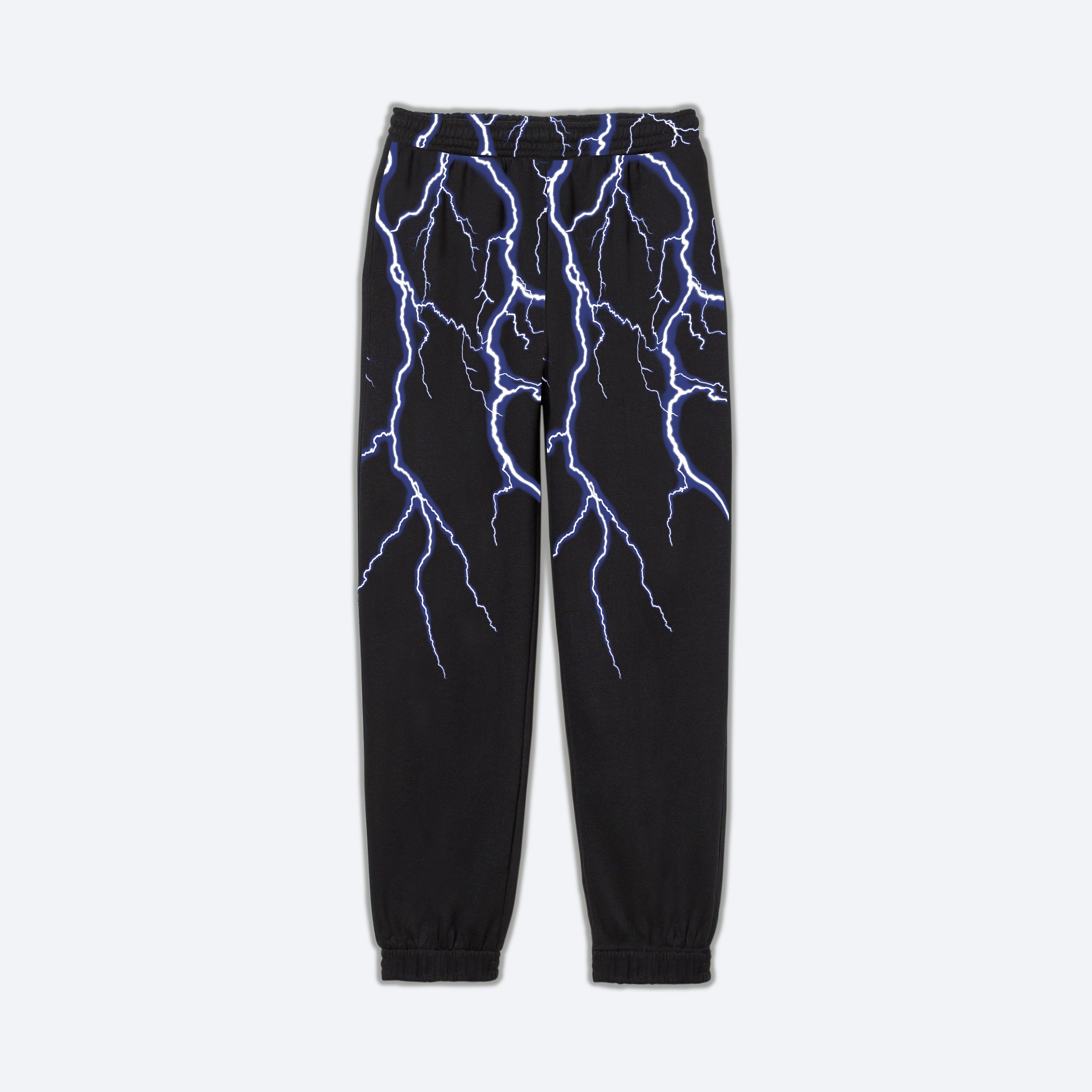 Oversize Shout Lightning Unisex Jogger Pantolon