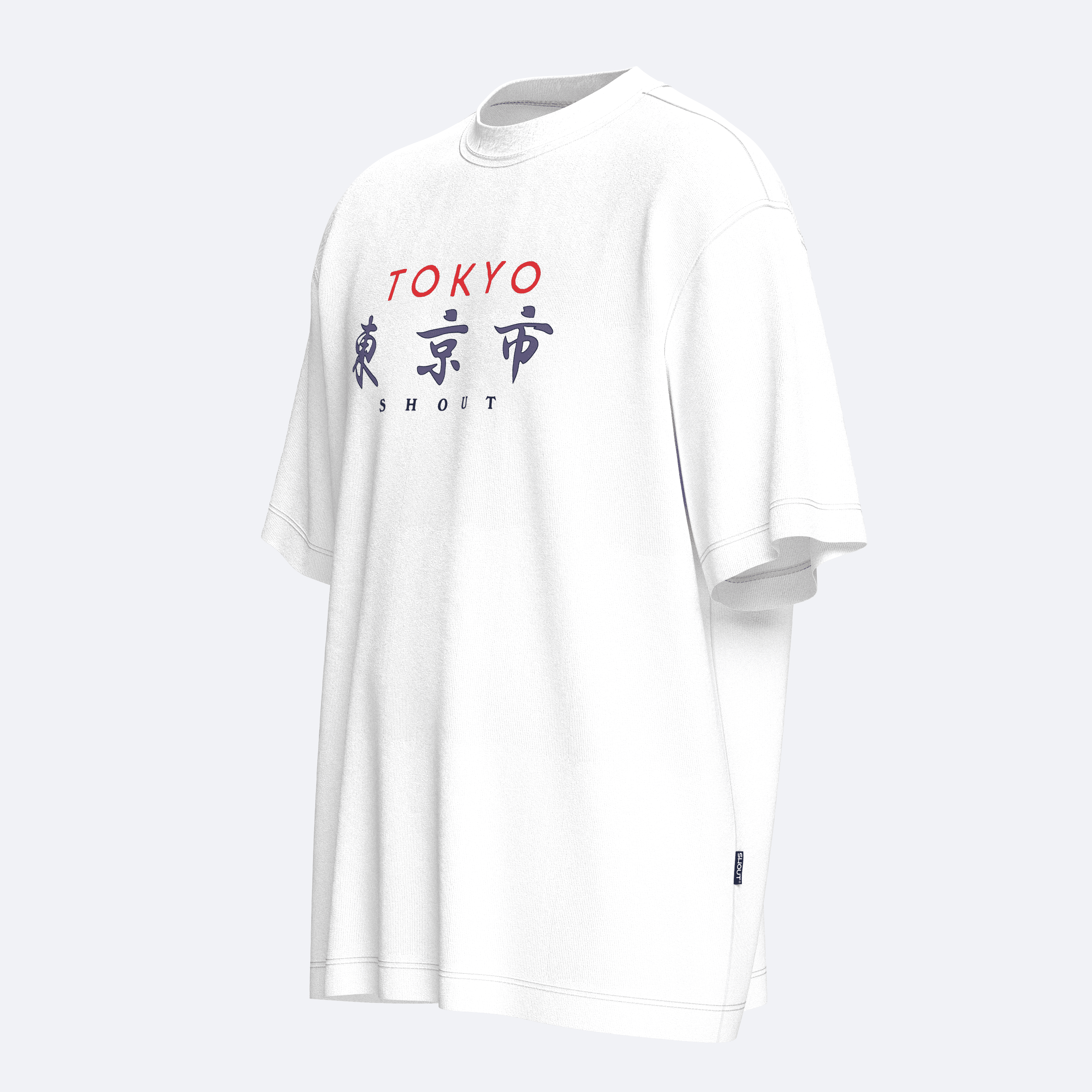 Oversize Shout Ramen Tokyo Oldschool Unisex T-Shirt
