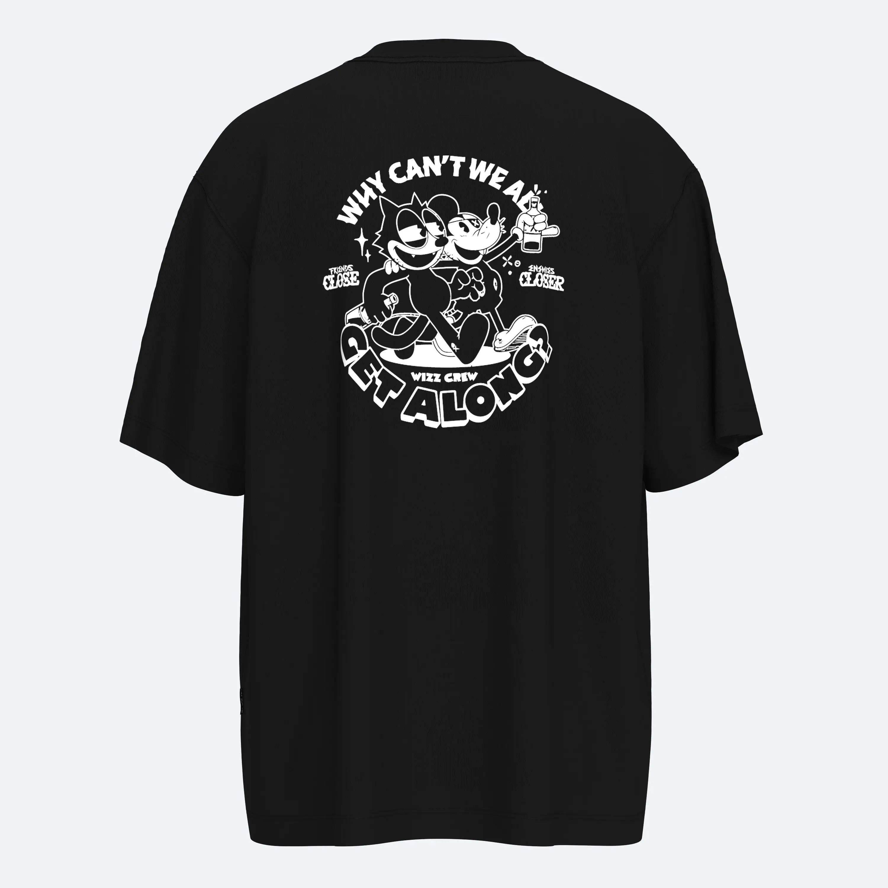  Shout Oversize Get Along Unisex T-shirt
