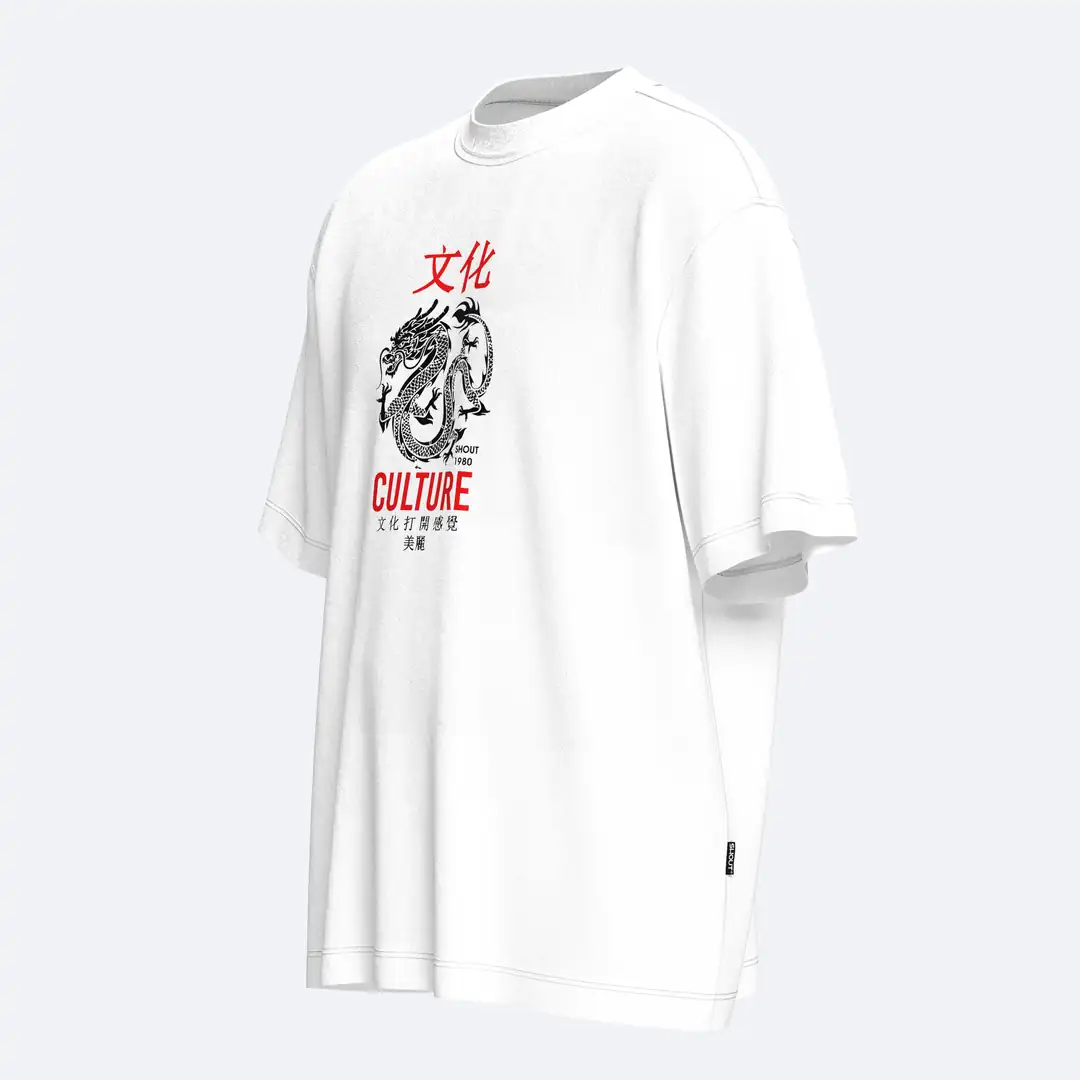 Shout Oversize Culture Dragon Unisex T-shirt · 2