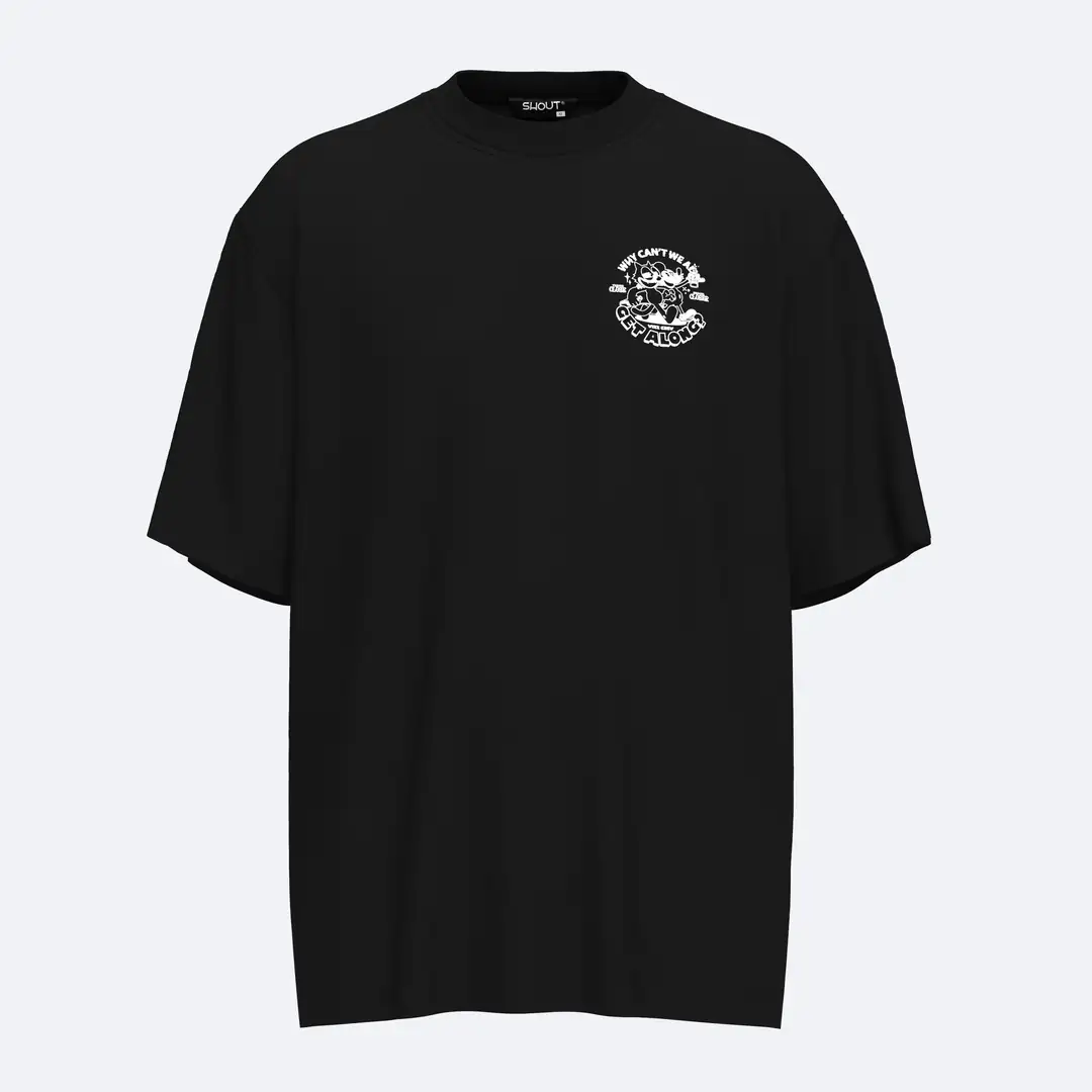 Shout Oversize Get Along Unisex T-shirt · 2