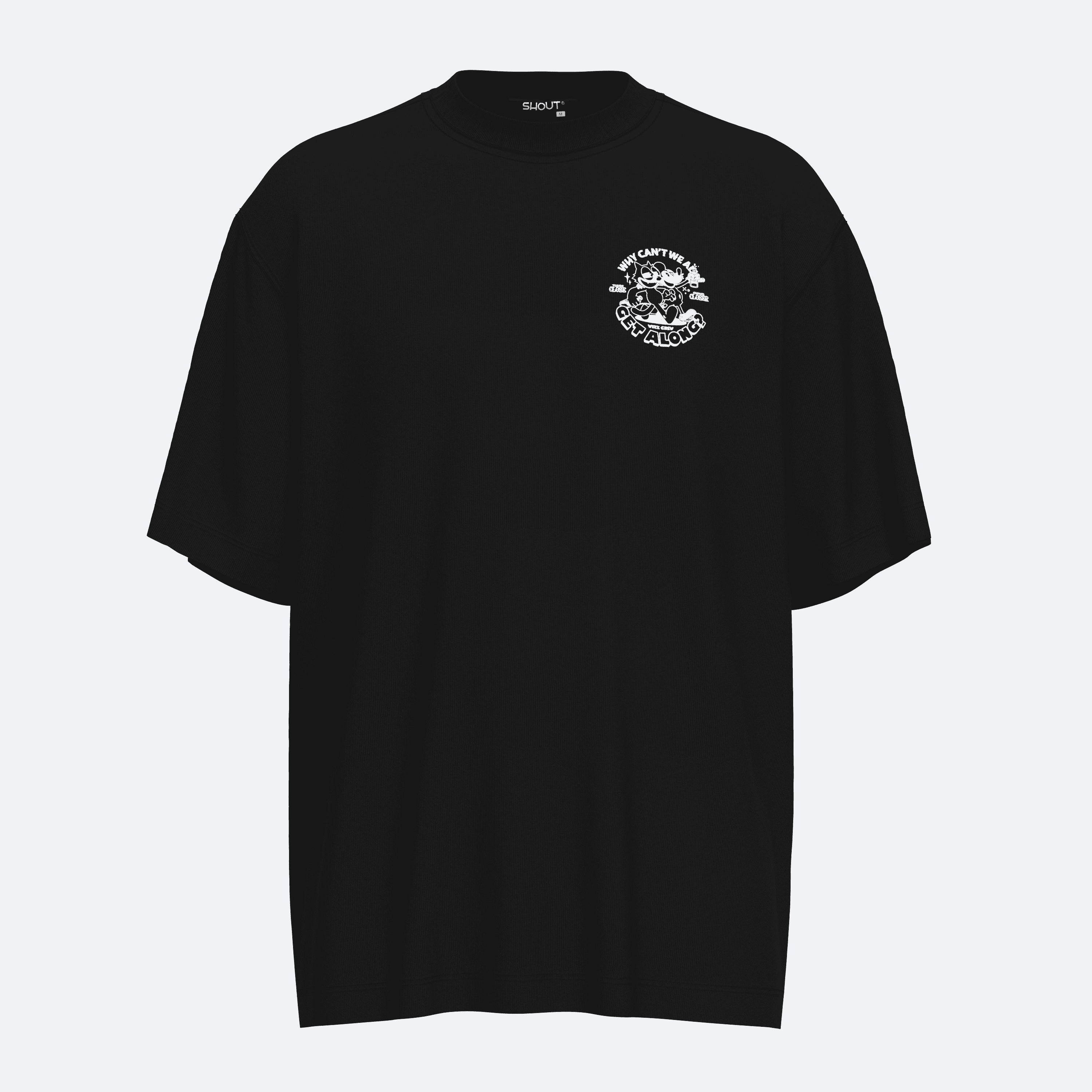  Shout Oversize Get Along Unisex T-shirt