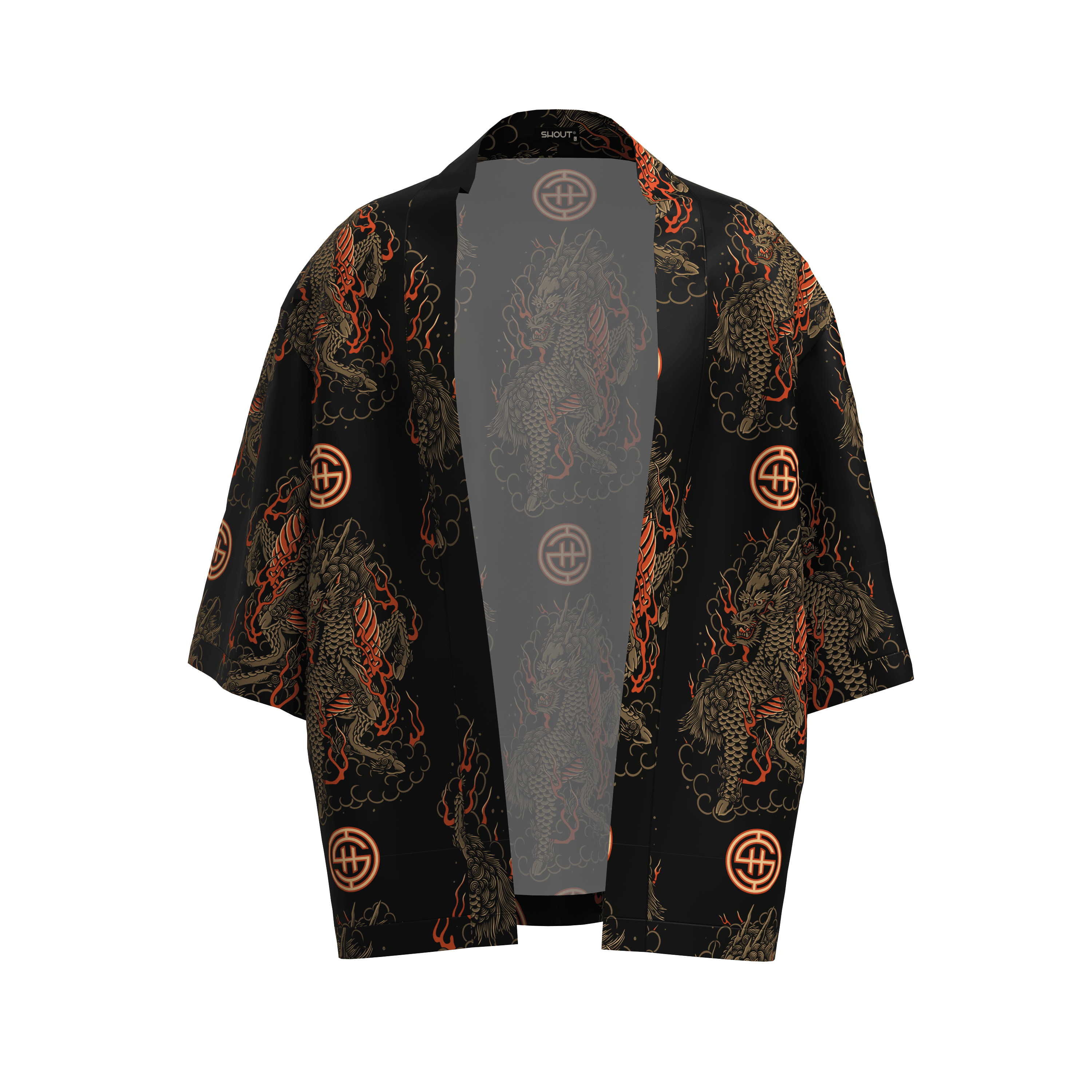 Shout Oversize japanese Kirin Unisex Kimono