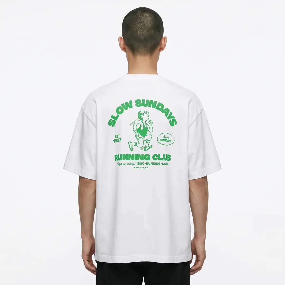 Slow Sundays Running Club Tişört SHOUT streetwear ürün görseli