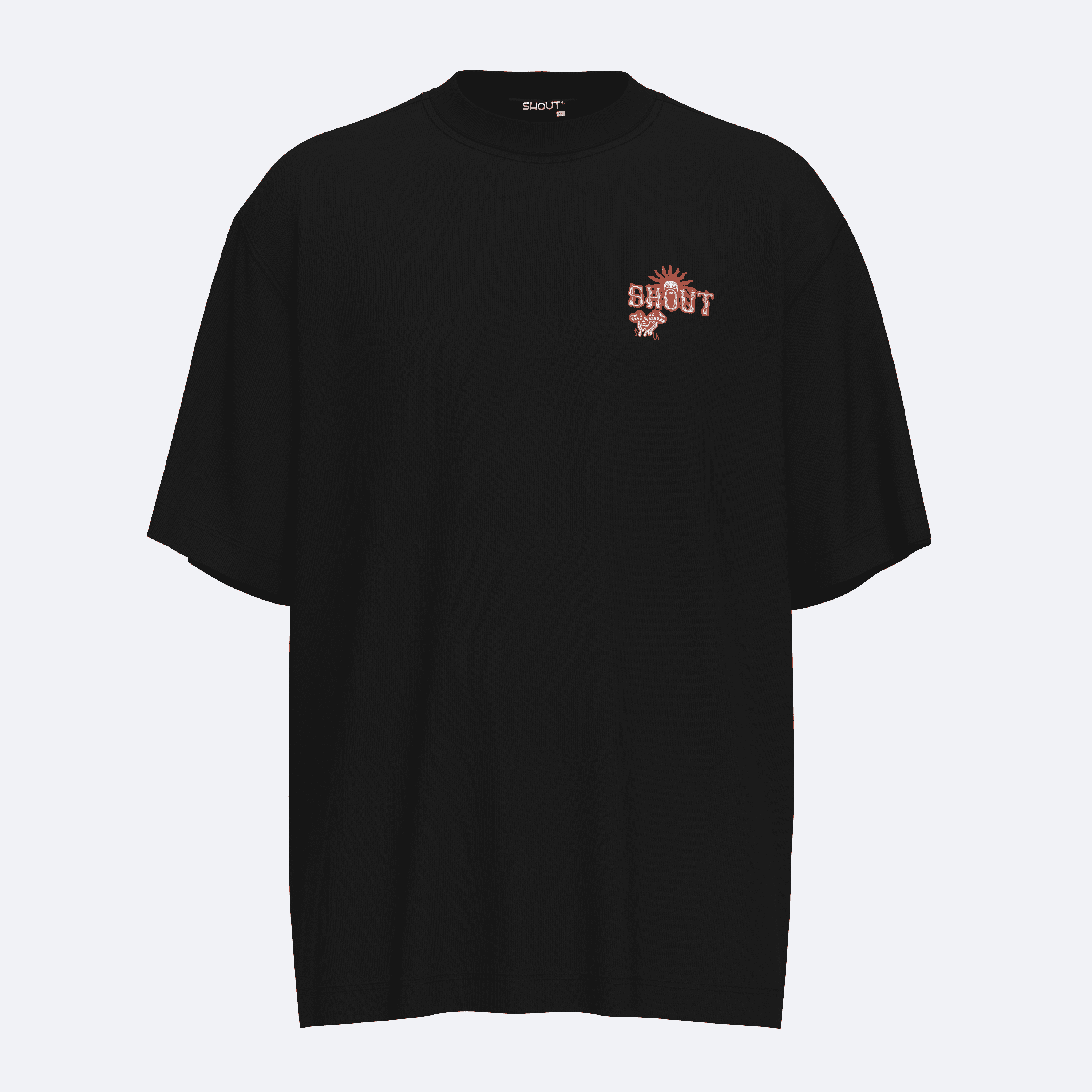 Shout Oversize Burn Head Unisex T-Shirt