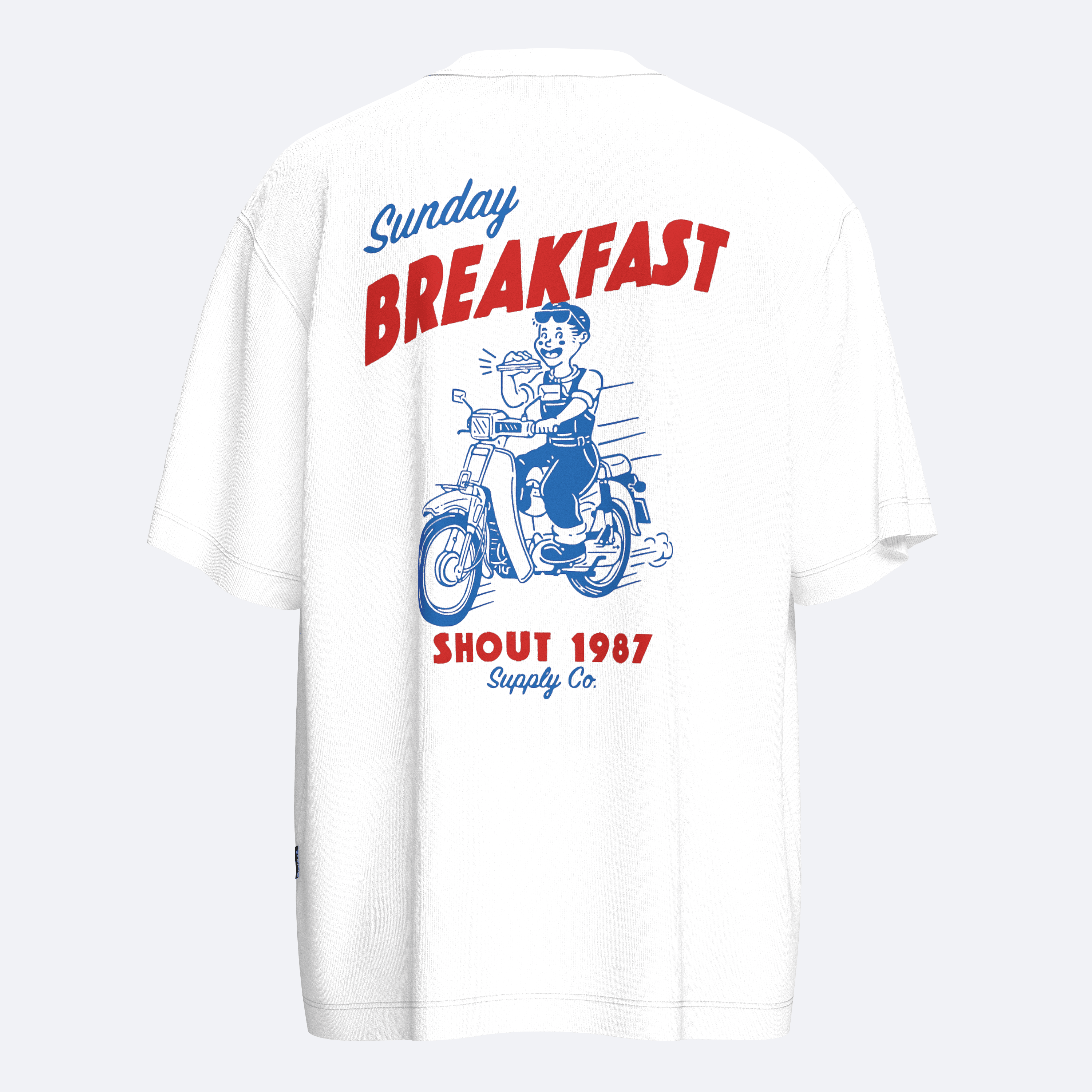 Shout Oversize Sunday Breakfast Unisex T-Shirt