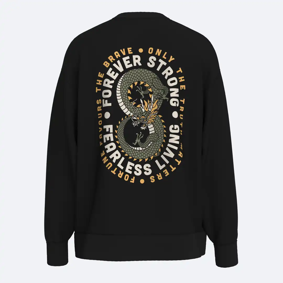 Dragon Fearless Living Sweatshirt SHOUT streetwear ürün görseli