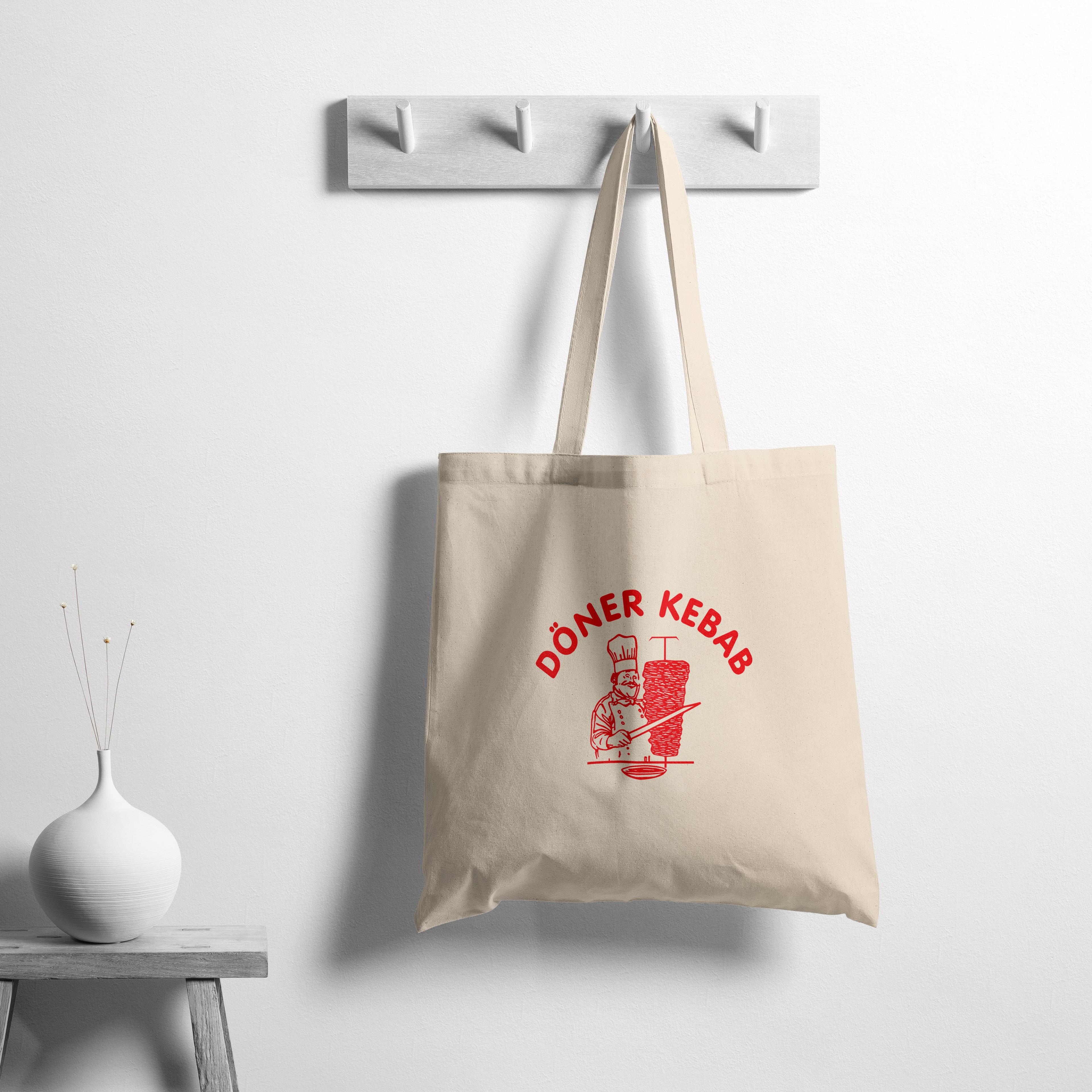 Shout Lokal Döner Kebab Master Beige Tote Bag