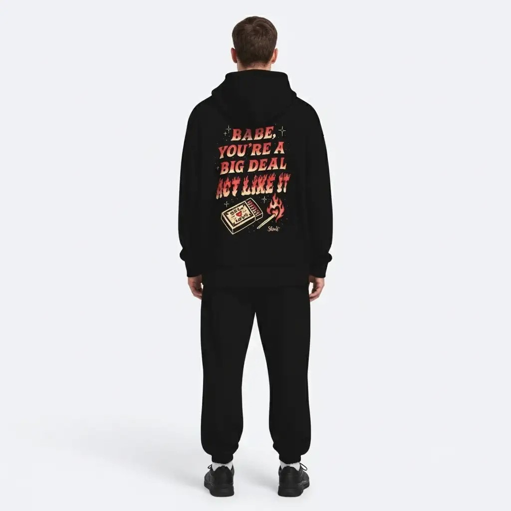 Shout Act Like It Oversize Unisex Hoodie
