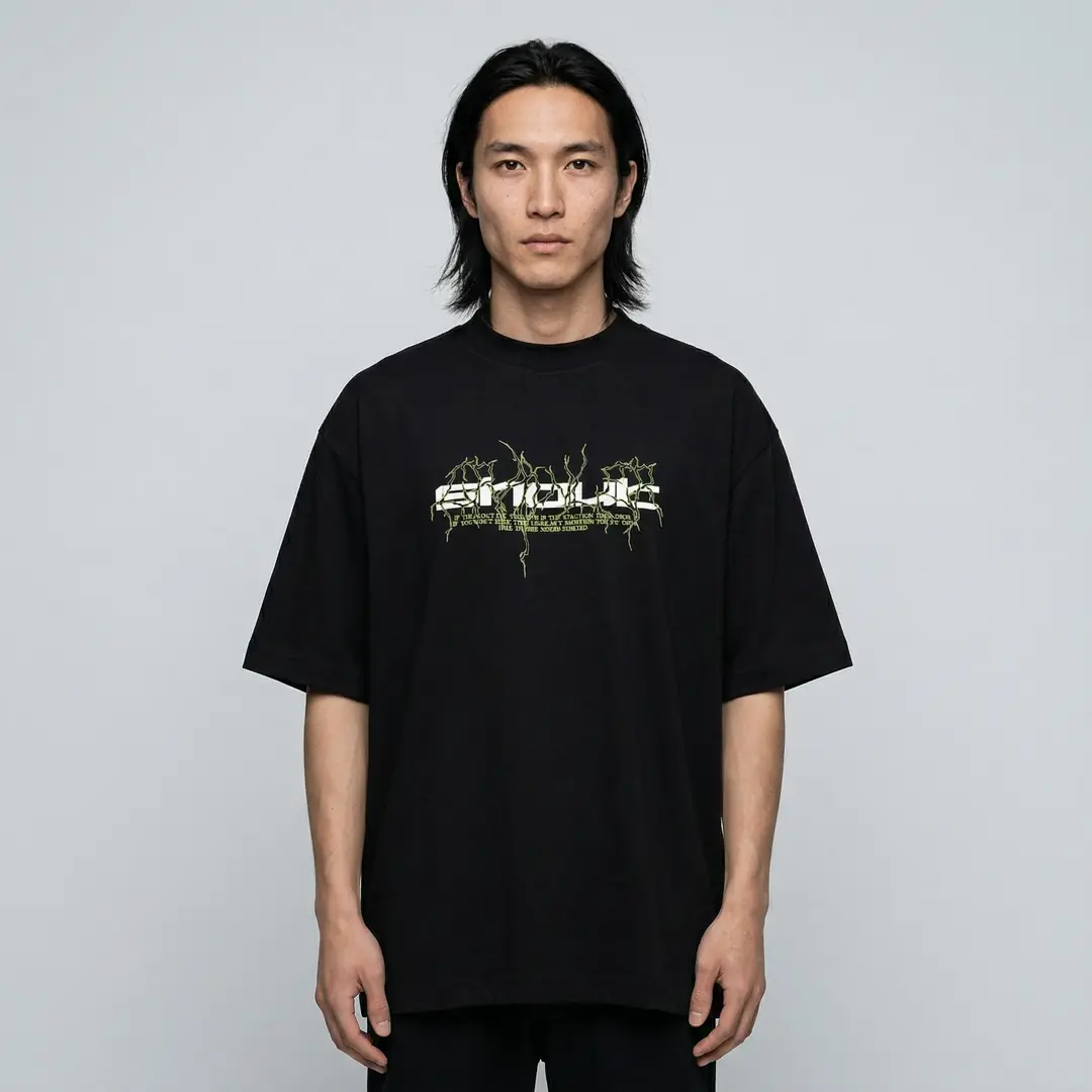Night Crawler Oversize Tişört SHOUT streetwear ürün görseli