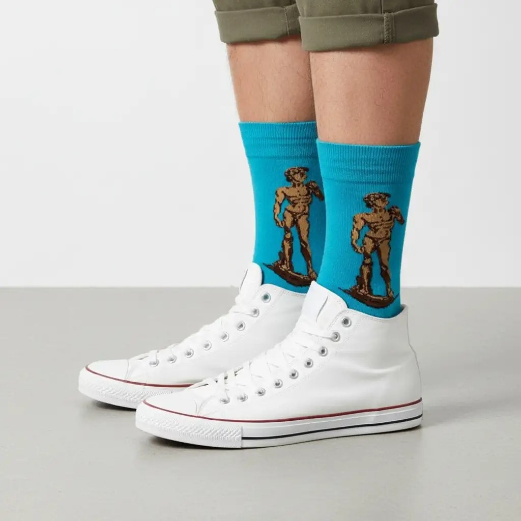 Shout Unisex David Michelangelo One Size Sock