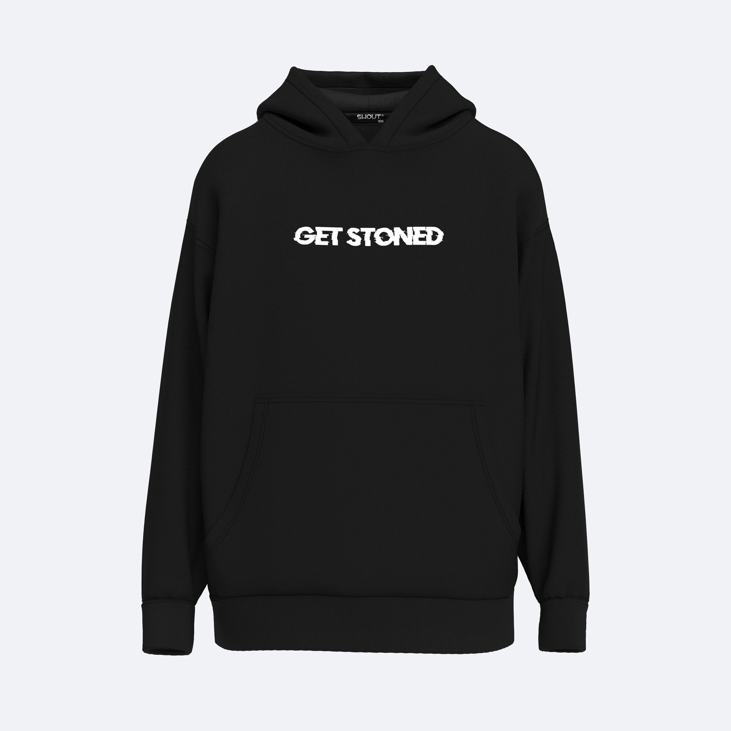 Oversize Get Stoned Oldschool Unisex Hoodie
