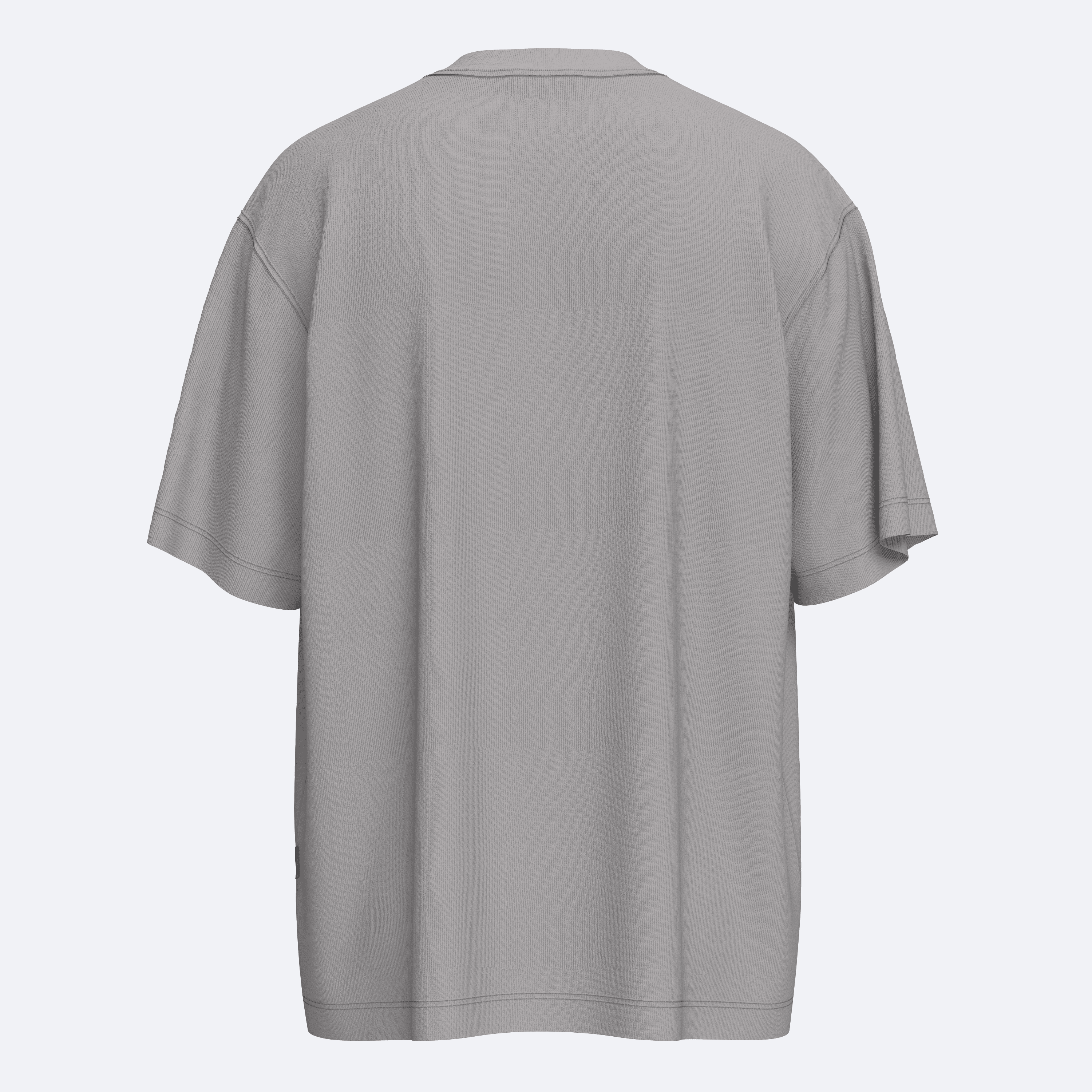 Shout Oversize New Logo Basic Grey Unisex T-Shirt