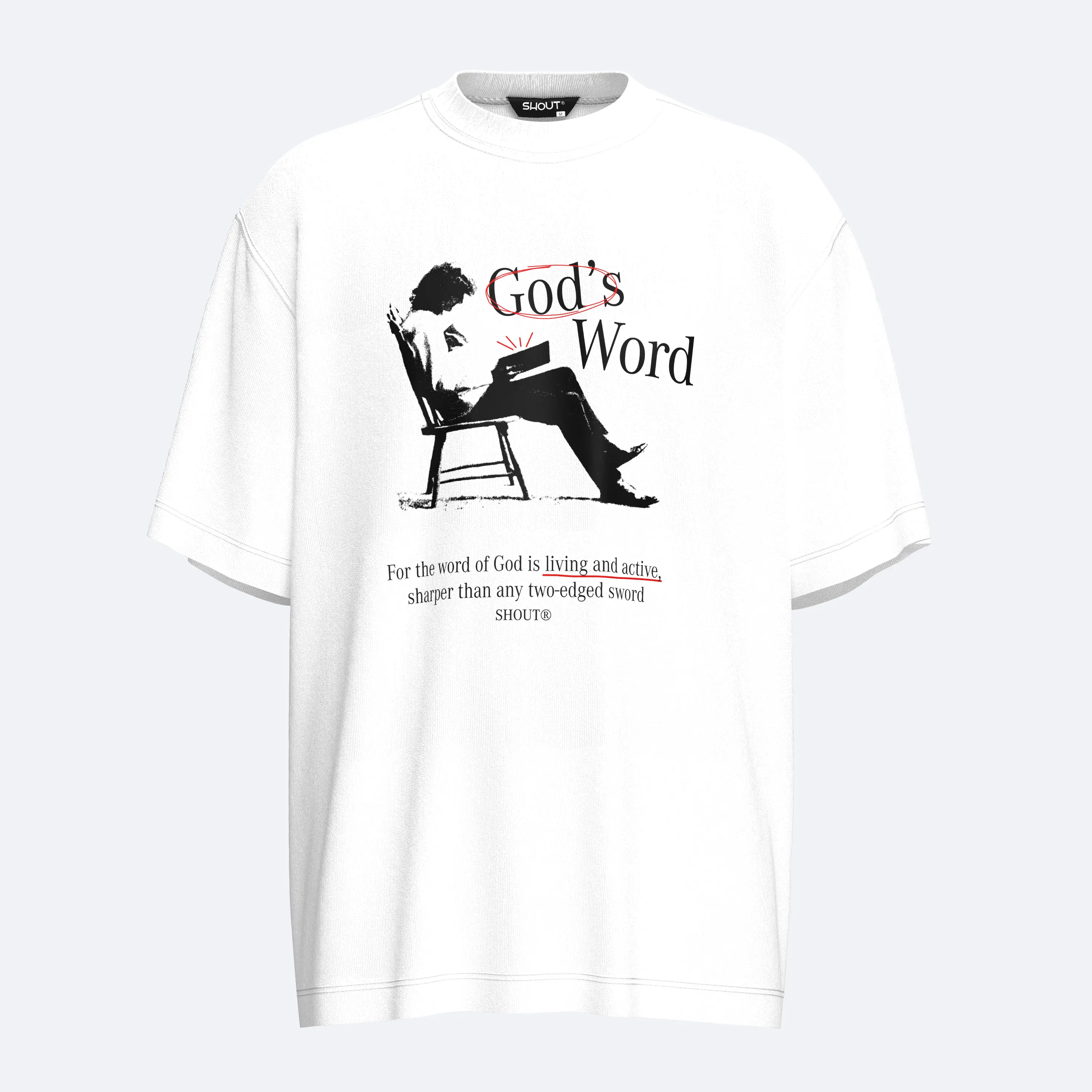 Shout Oversize God’s Word Unisex T-Shirt