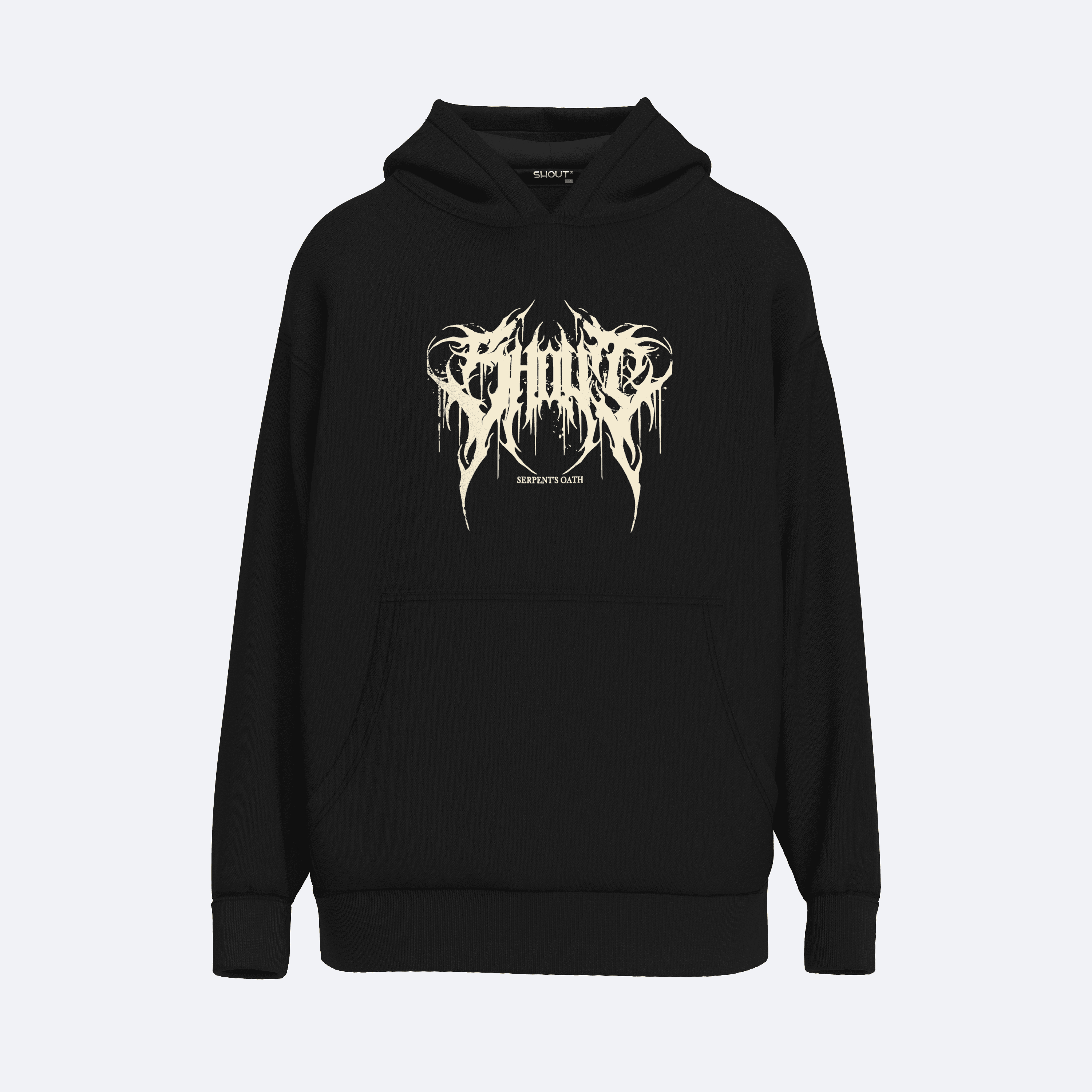 Shout Oversize Serpents Oath Unisex Hoodie