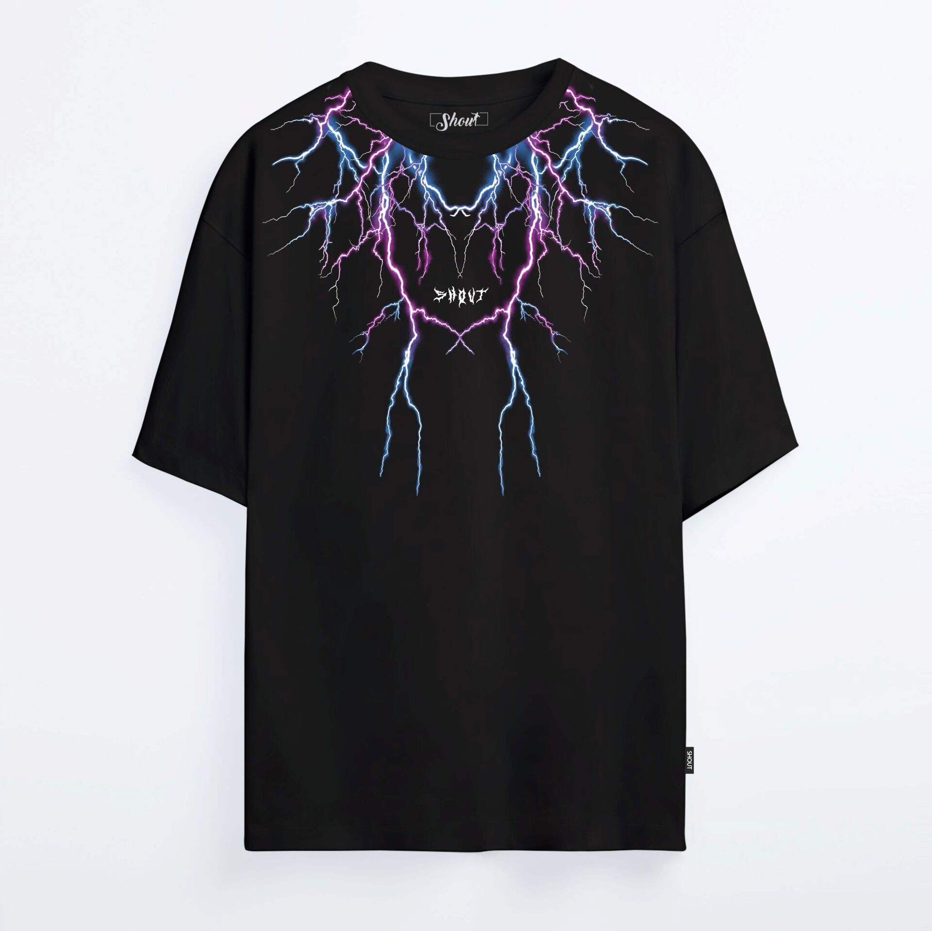 Shout Oversize Limited Edition New Lightning Unisex T-Shirt