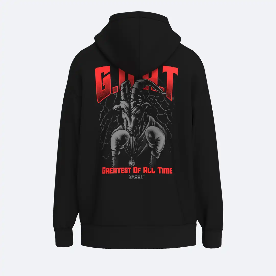 Shout Oversize G.O.A.T Unisex Hoodie