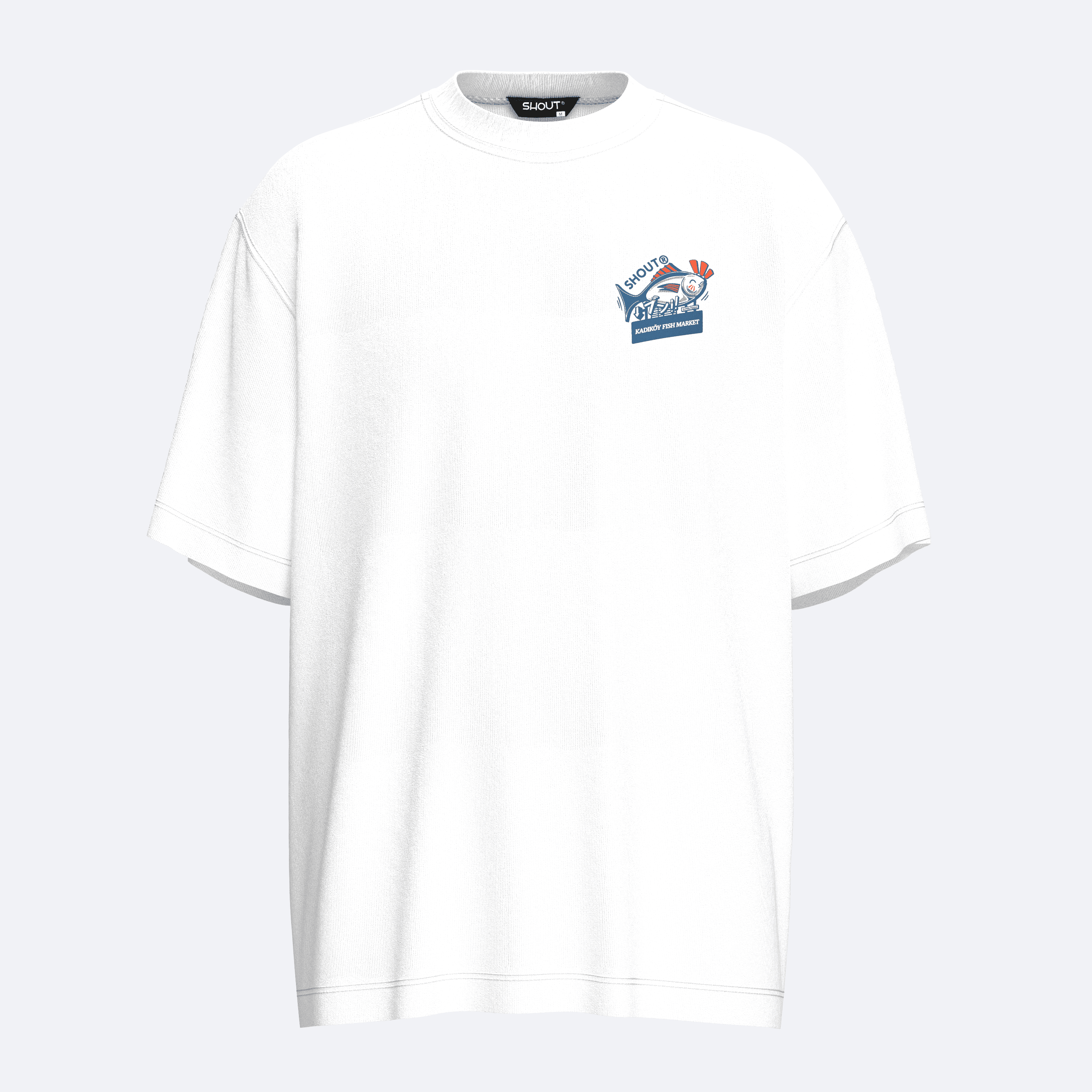 Shout Kadıköy Fish Market Oversize Unisex T-Shirt