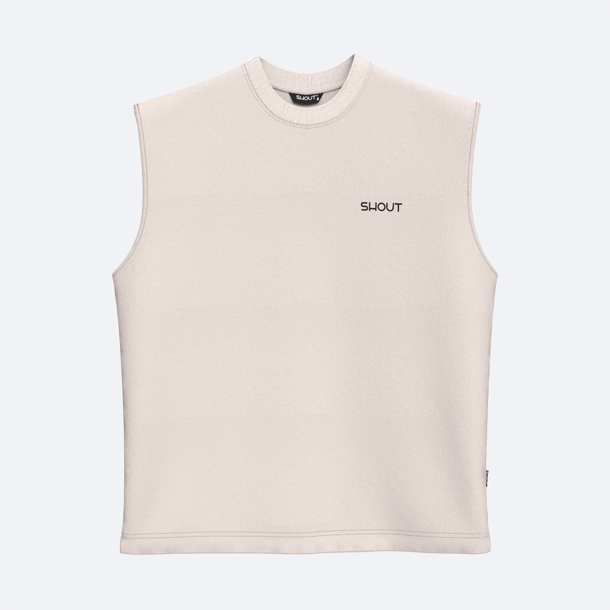 Shout Oversize Basic Kolsuz Atlet - Beige