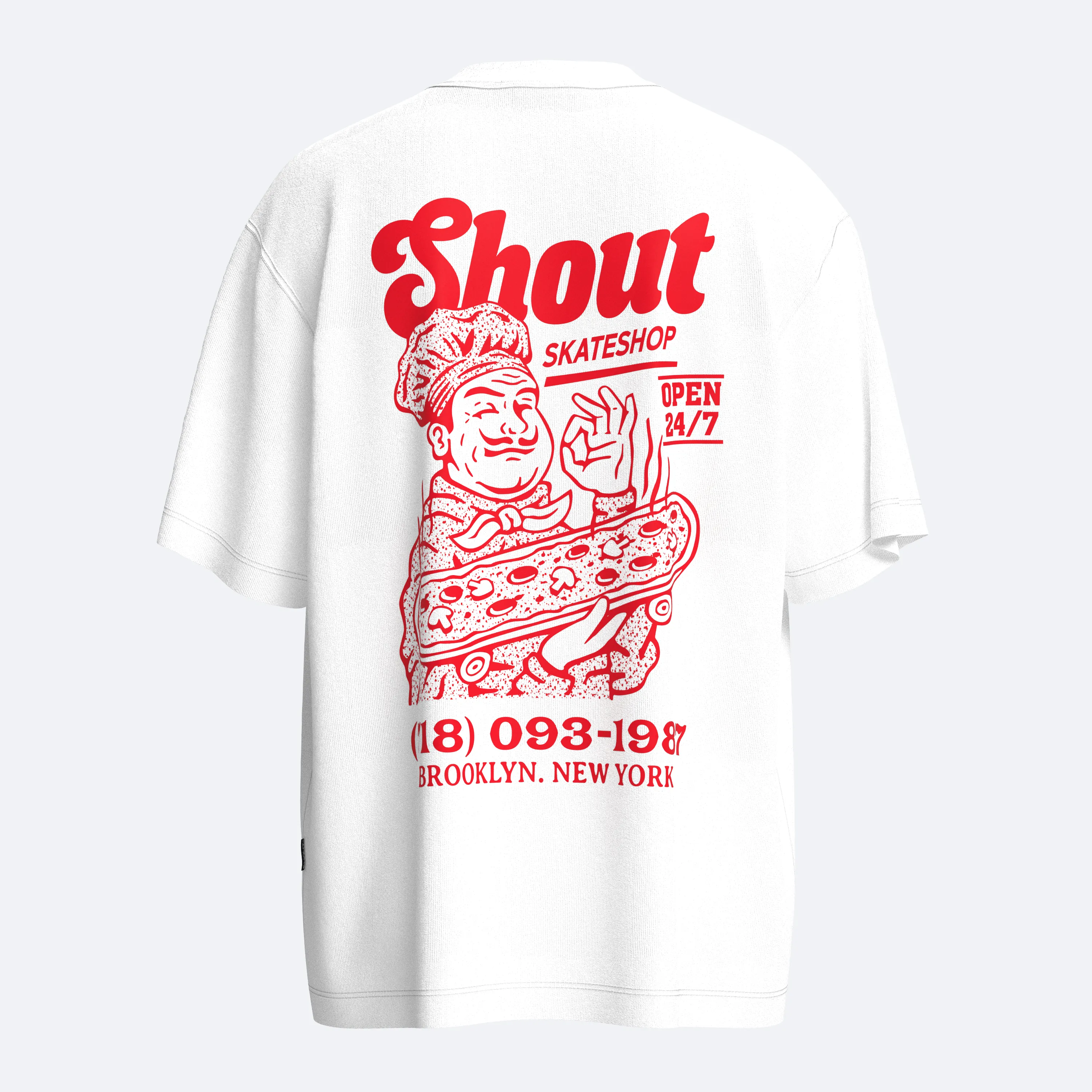 Shout Oversize Skate Shop Unisex T-Shirt