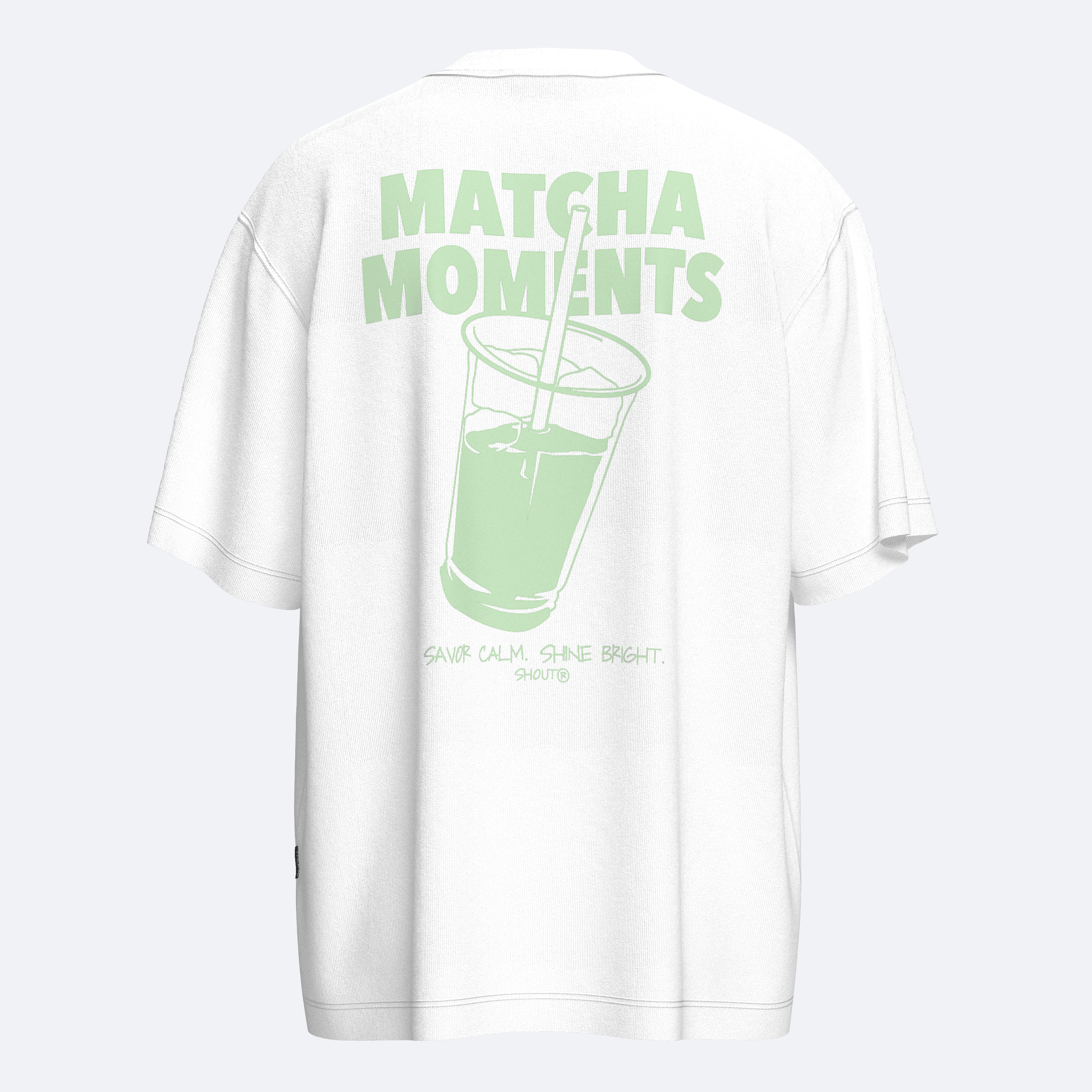 Shout Matcha Moments Oversize Unisex T-Shirt