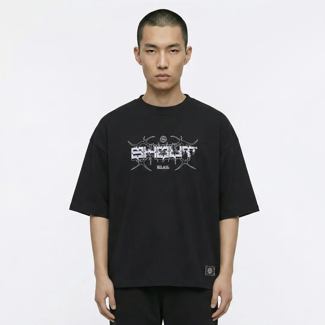 Belial Boxy Fit Tişört SHOUT streetwear ürün görseli