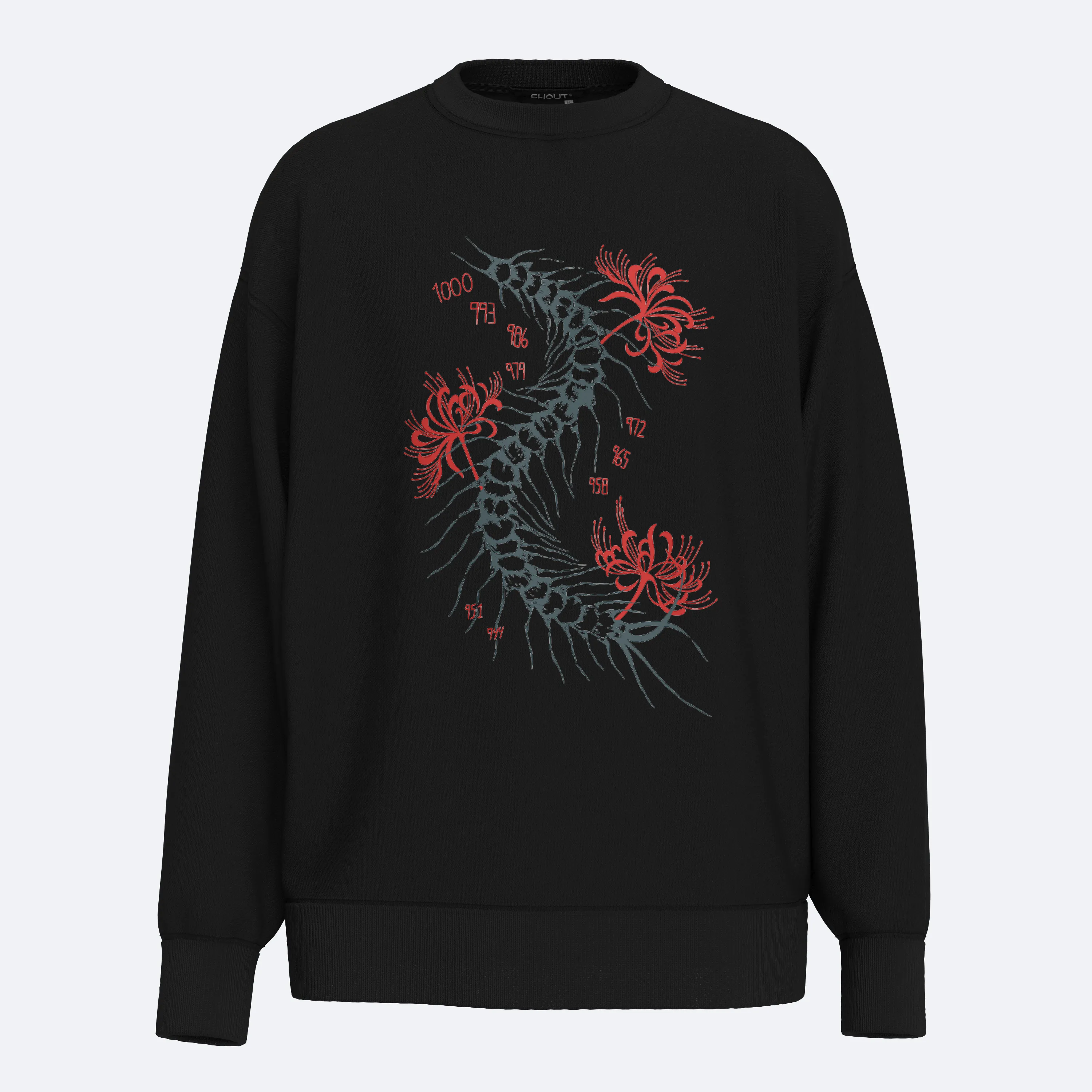 Shout Oversize Tokyo Ghoul Crimson Mukade Unisex Sweatshirt