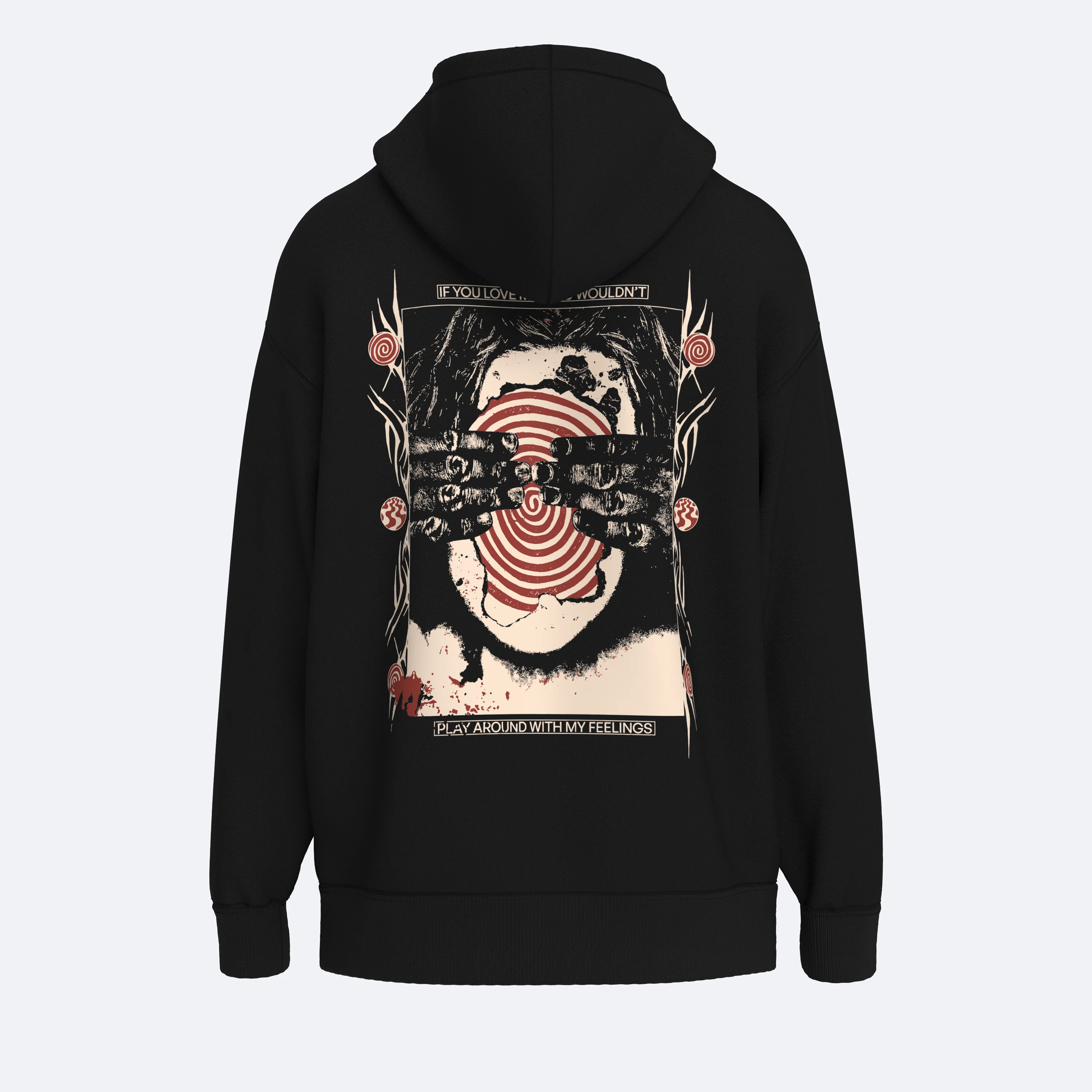 Shout Play Around With My Feelings Oversize Hoodie