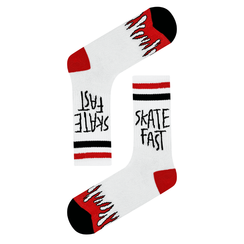 Shout Unisex Skate Fast Or Go Home One Size Sock