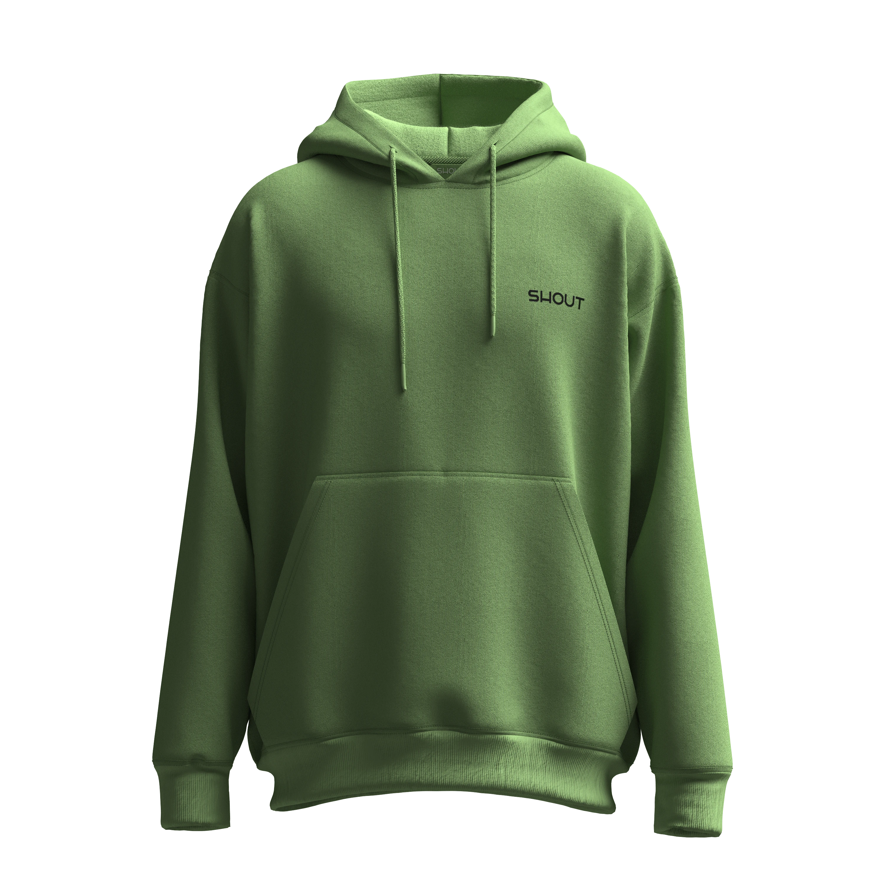 Oversize Shout Limited Edition Brutal Unisex Zip Up Hoodie