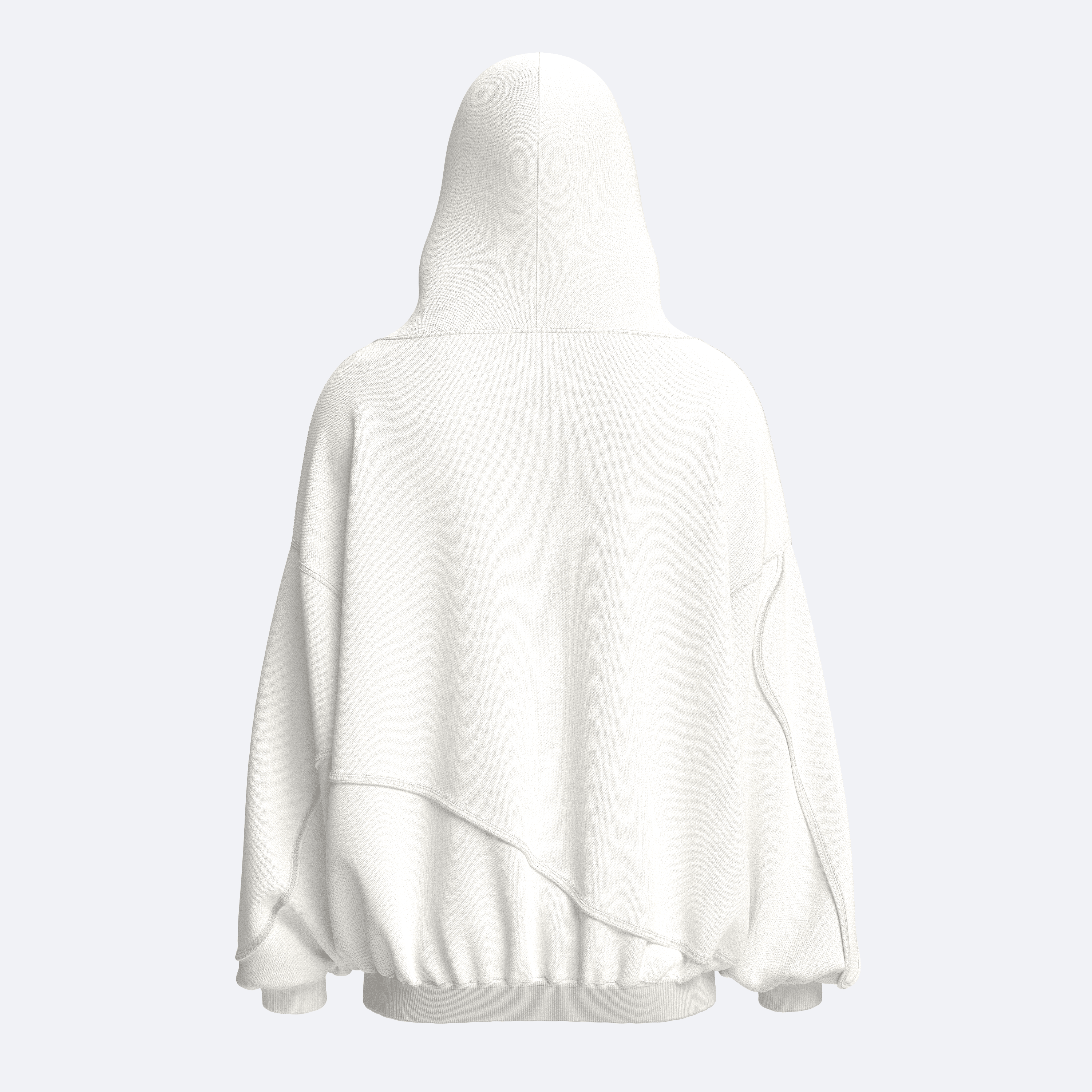 Shout Limited Edition SS24 Oversize Unisex Hoodie - Off White