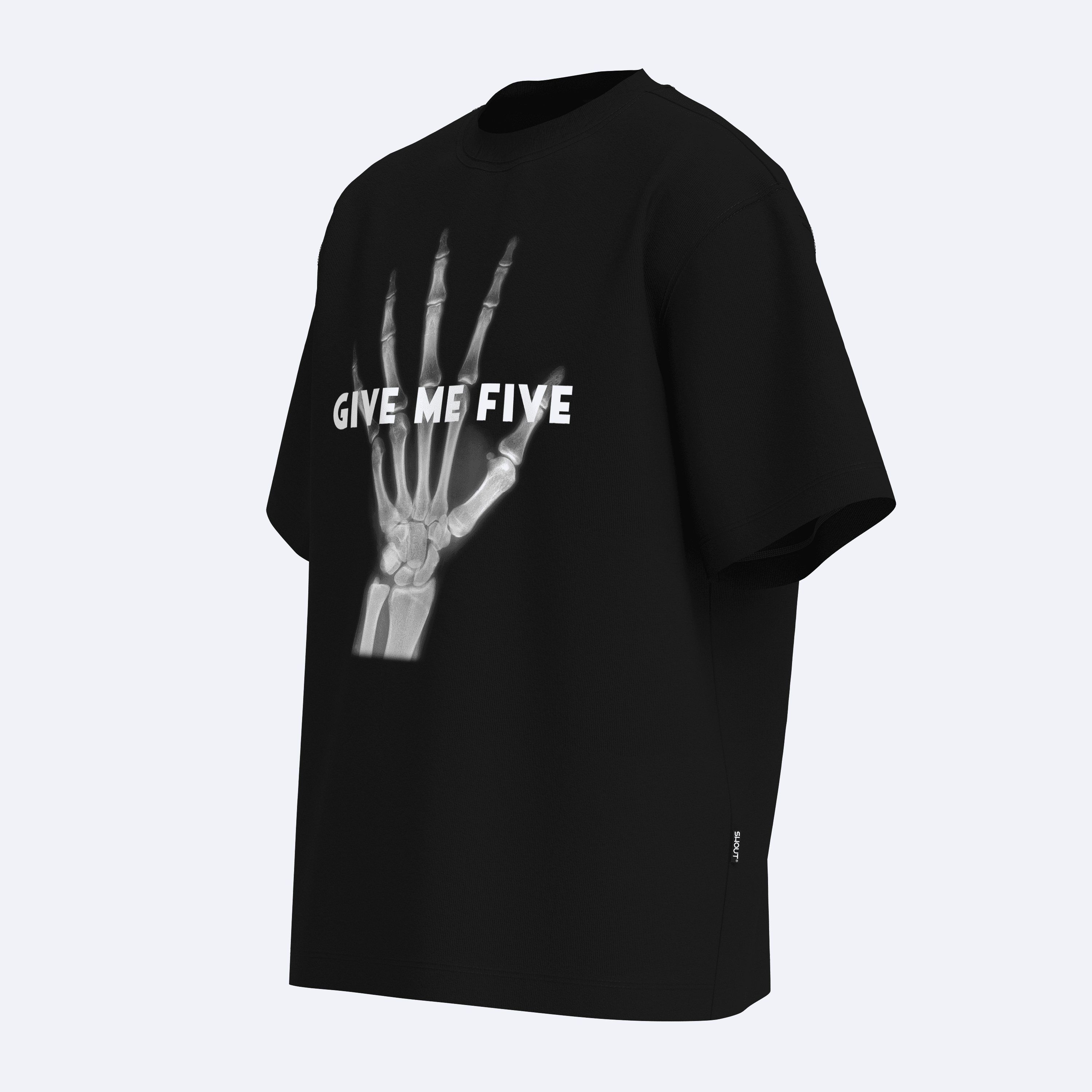 Shout Oversize Give Me Five Unisex T-Shirt