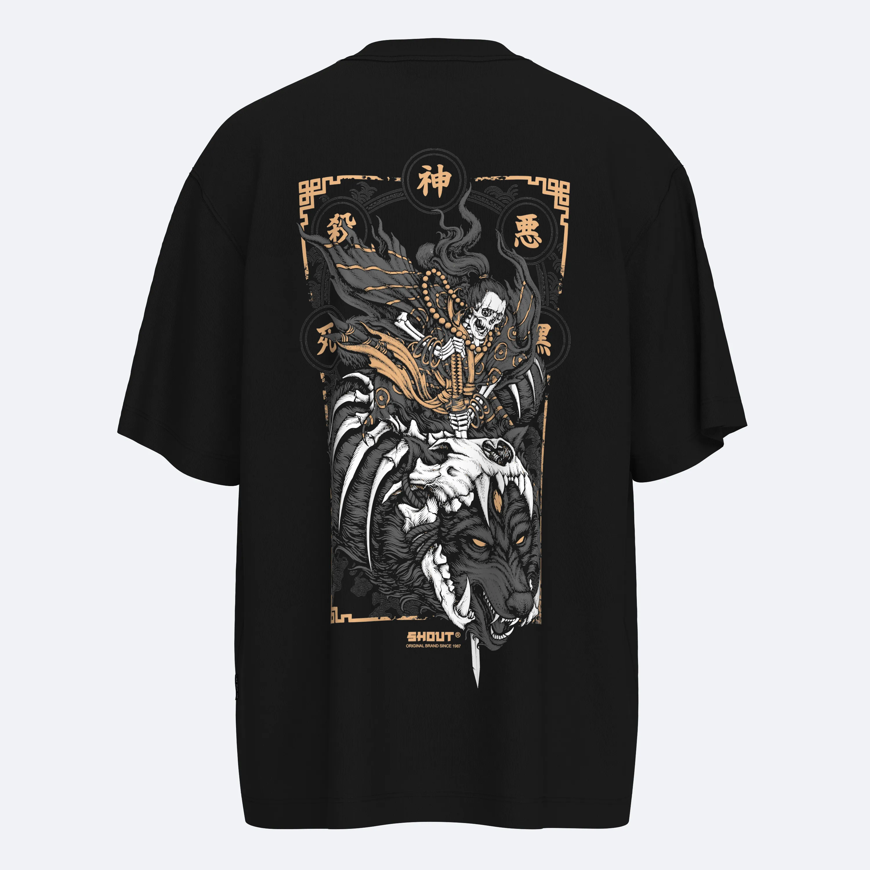 Oversize Shout Killer Samurai Unisex T-Shirt
