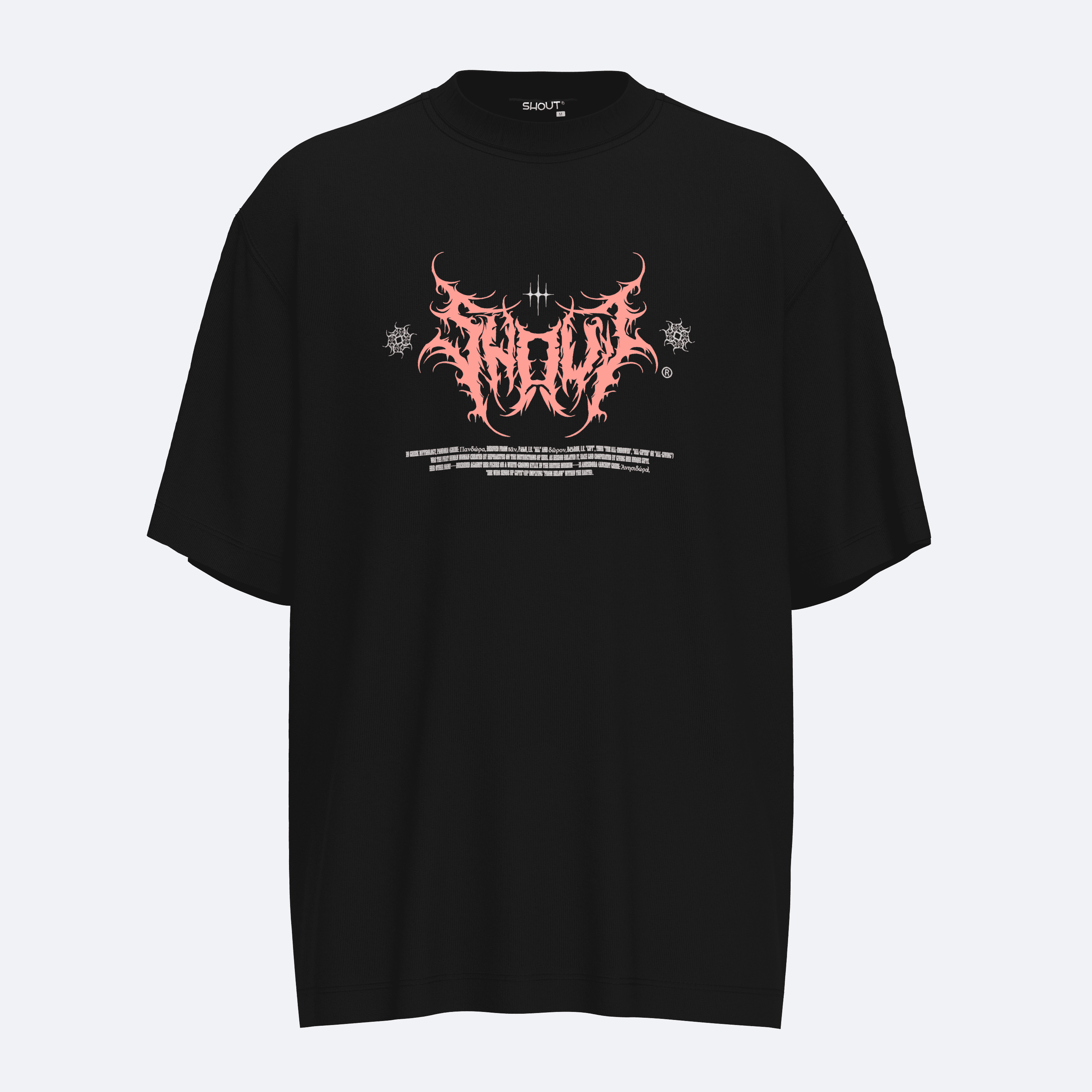 Shout Pandora Greek Myth Oversize Unisex T-Shirt