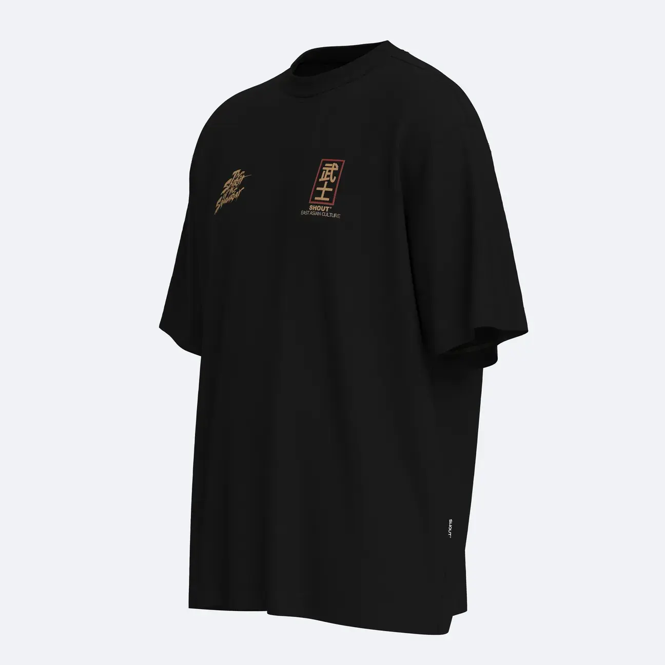 Oversize Shout The Spirit Of The Samurai Unisex T-Shirt