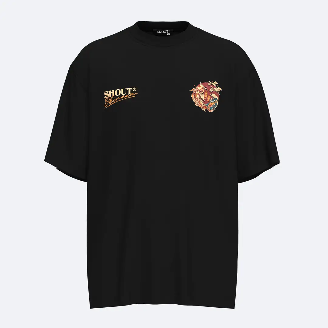 Oversize Shout Okinawa Koi Unisex T-Shirt