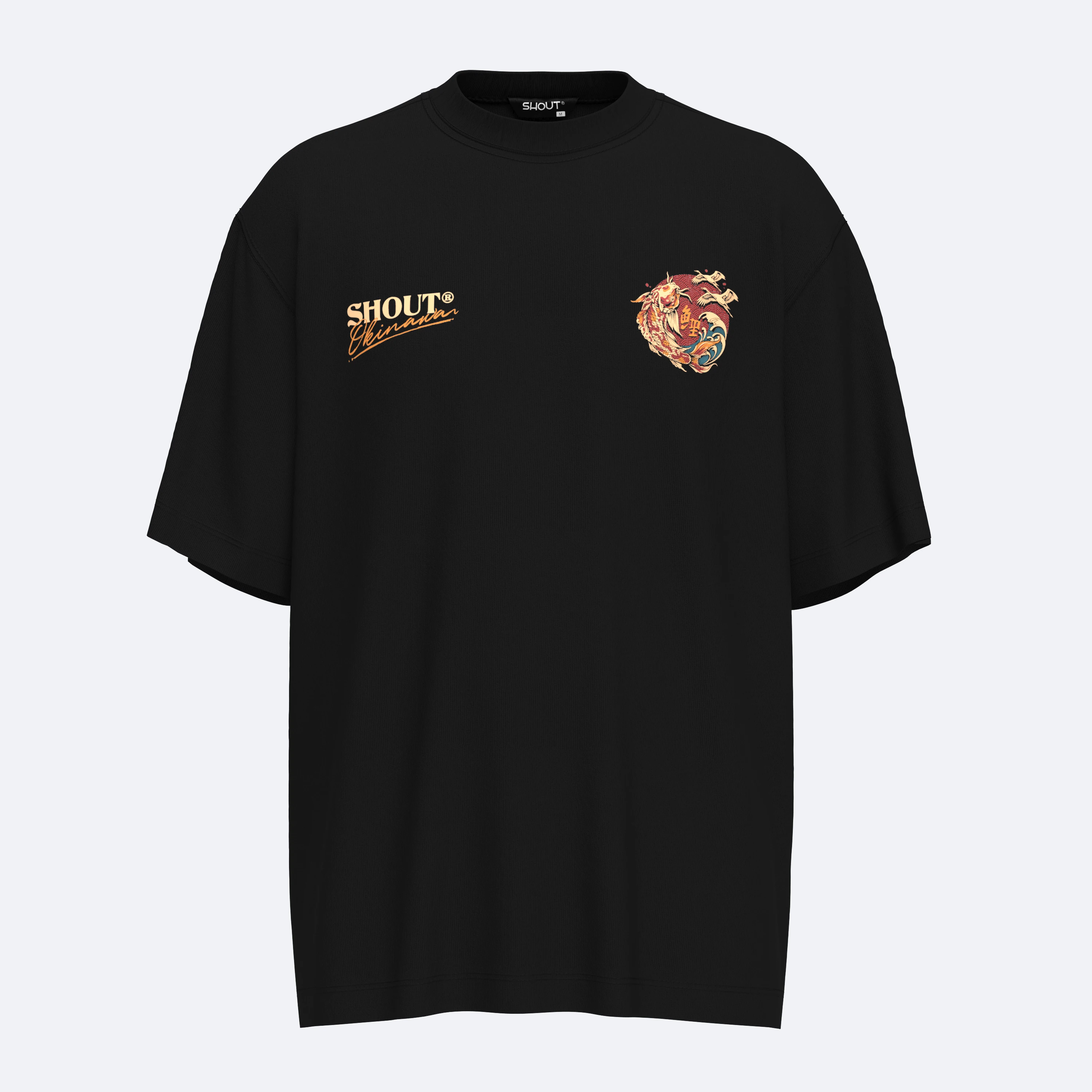 Oversize Shout Okinawa Koi Unisex T-Shirt