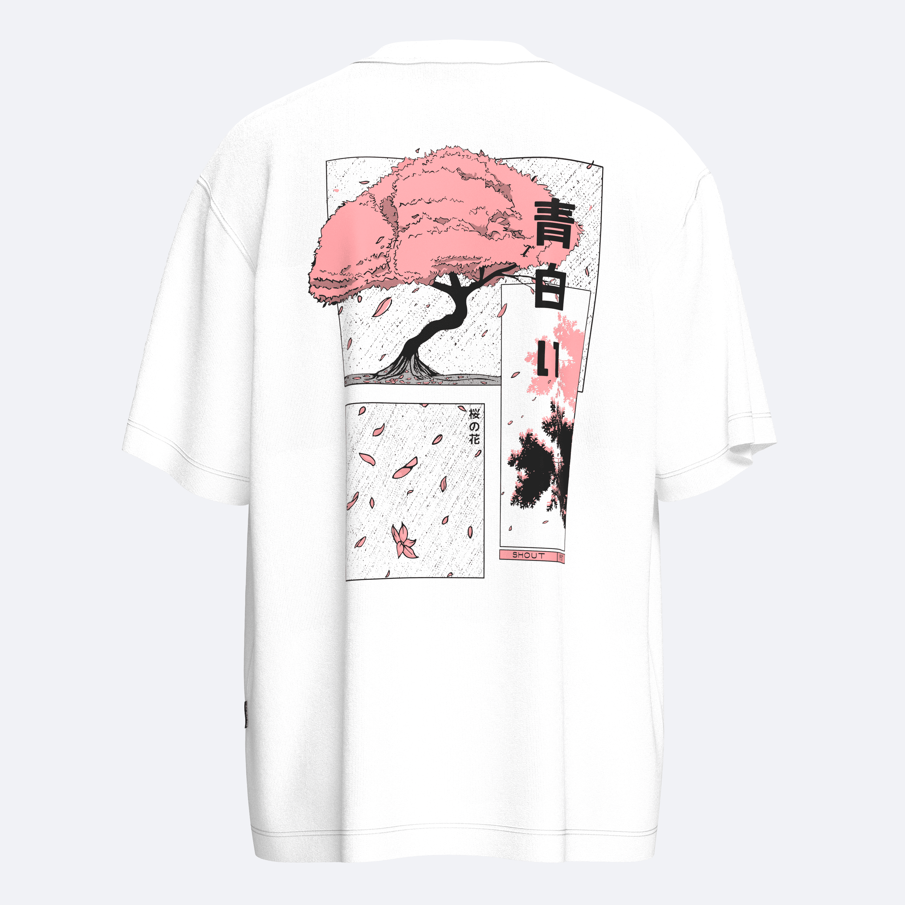 Shout Sakura Breeze Oversize Unisex T-Shirt